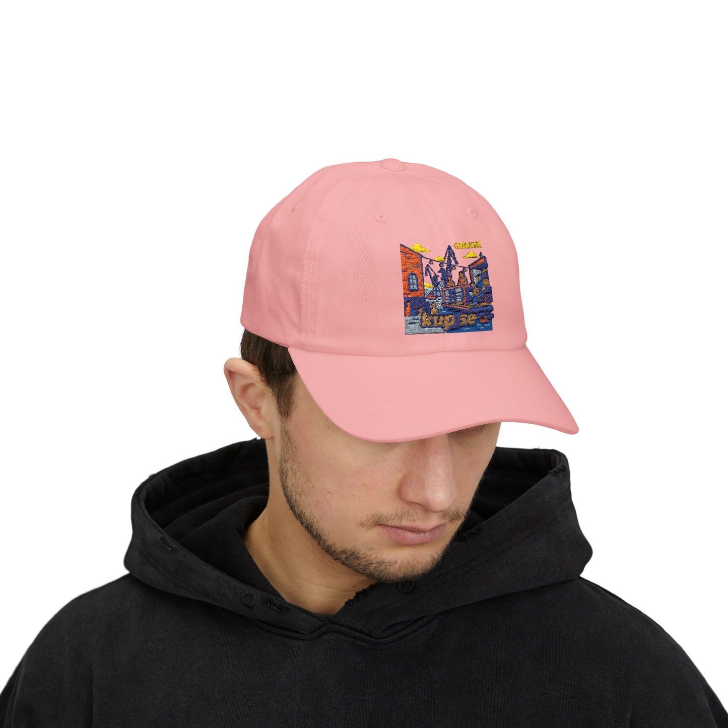 Czapka z daszkiem z grafiką Kup Se Vibe – modny Dad Cap z charakterem