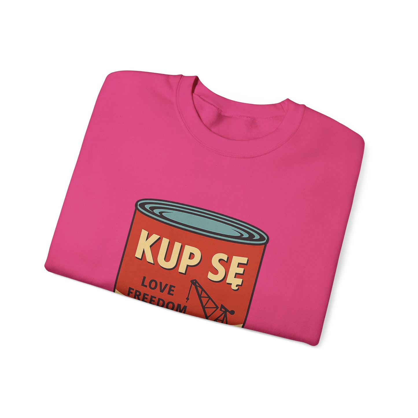 Bluza unisex z grafiką Kup Se Campbell– klasyczny crewneck i miejski styl