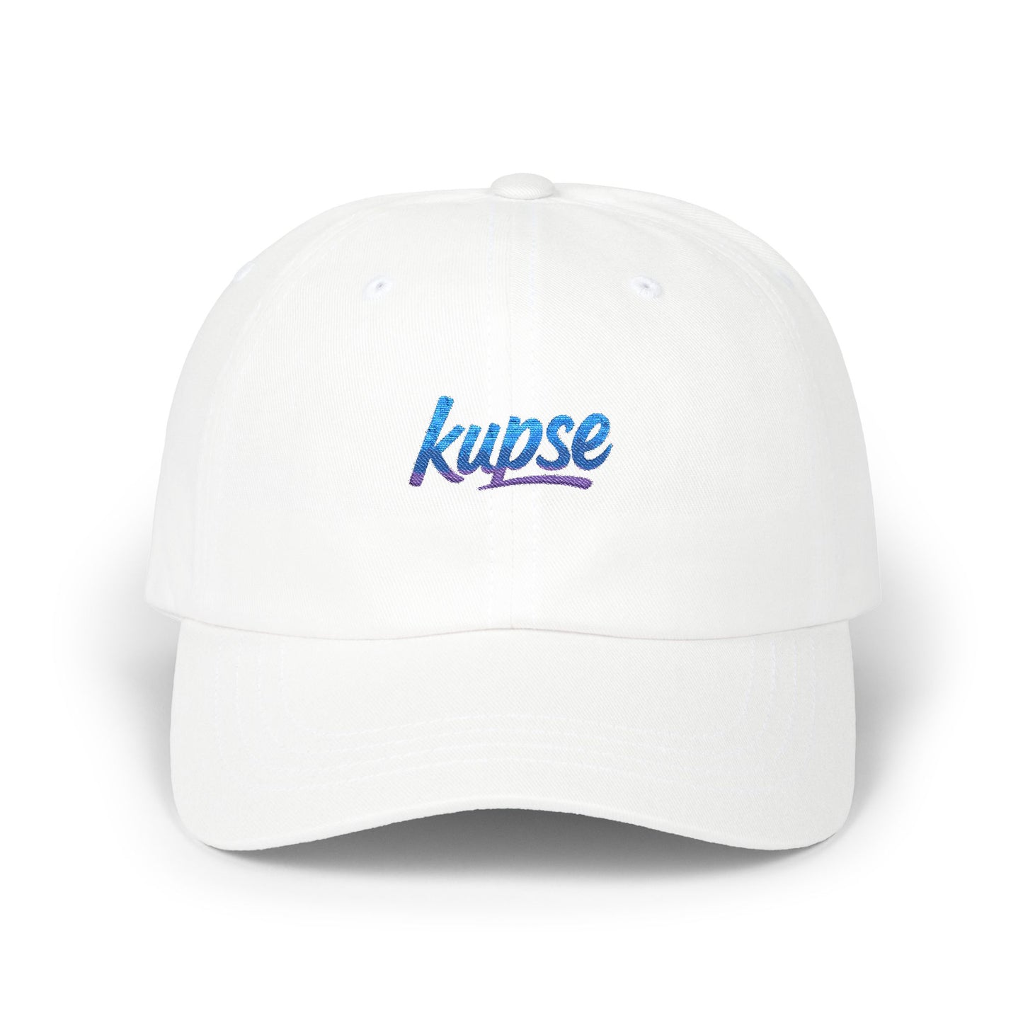 Czapka z daszkiem z grafiką Kup Se Logo Blue – modny Dad Cap z charakterem