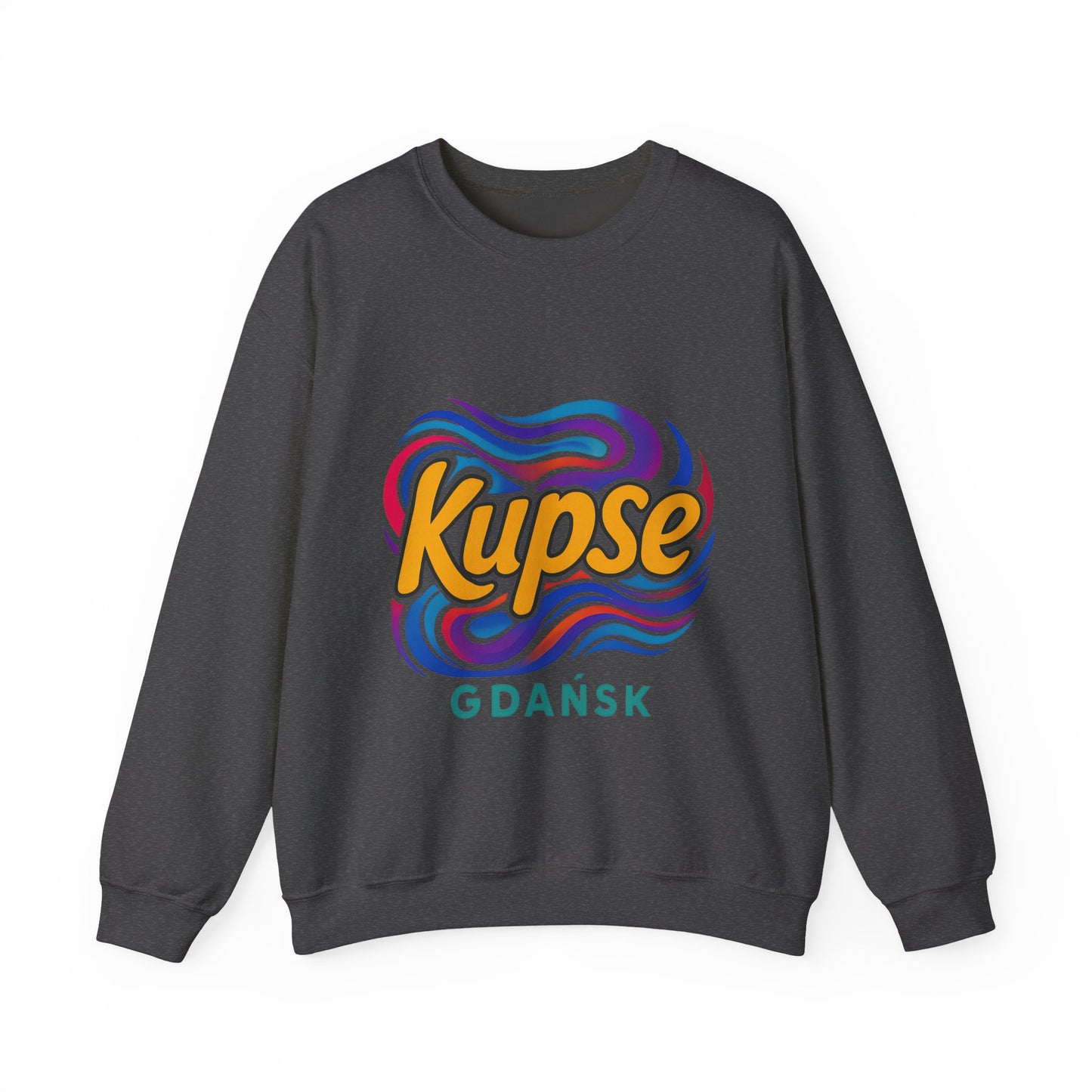 Bluza unisex z grafiką Kup Se Acid2 – klasyczny crewneck i miejski styl