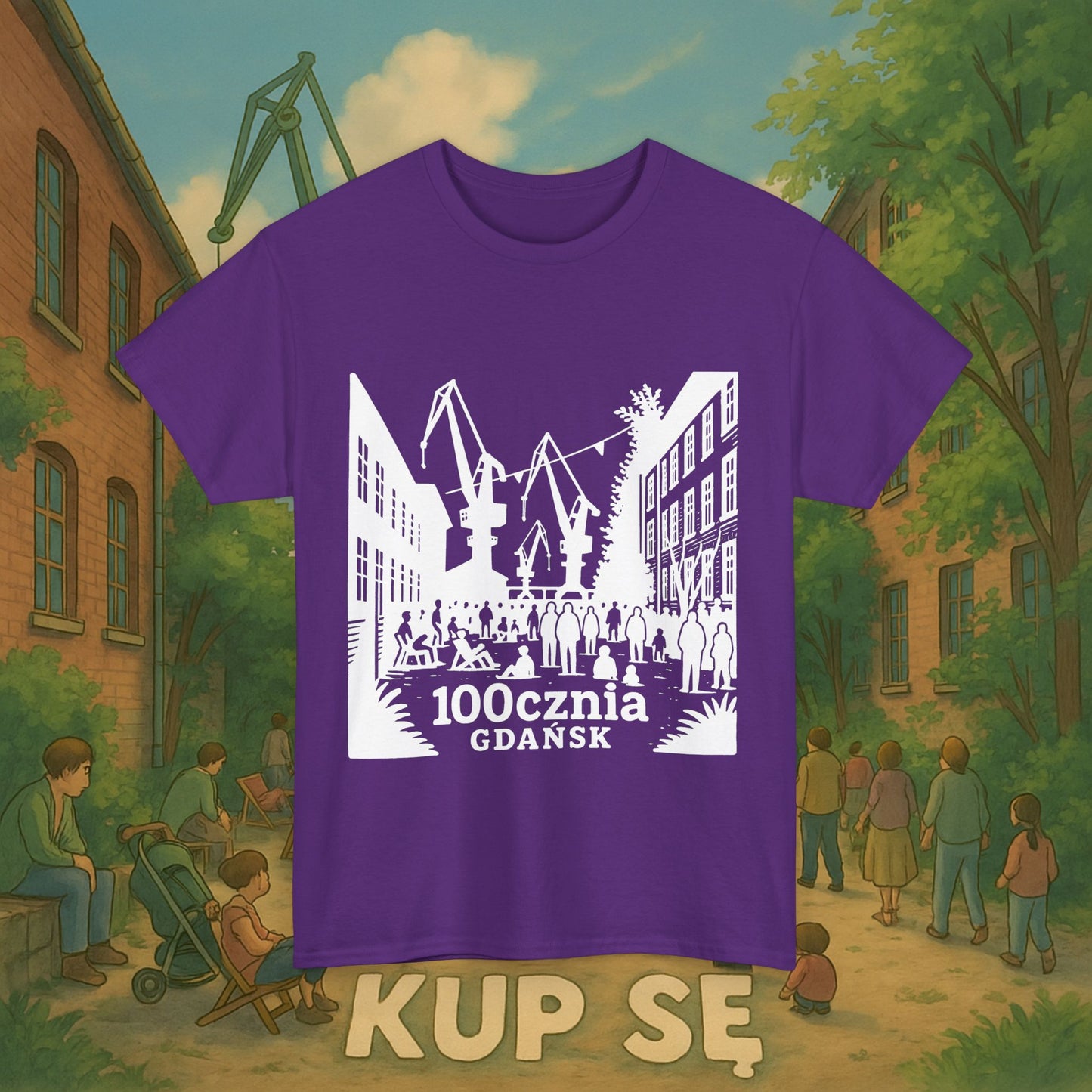 KupSe 100cznia t-shirt - Unisex Heavy Cotton Tee