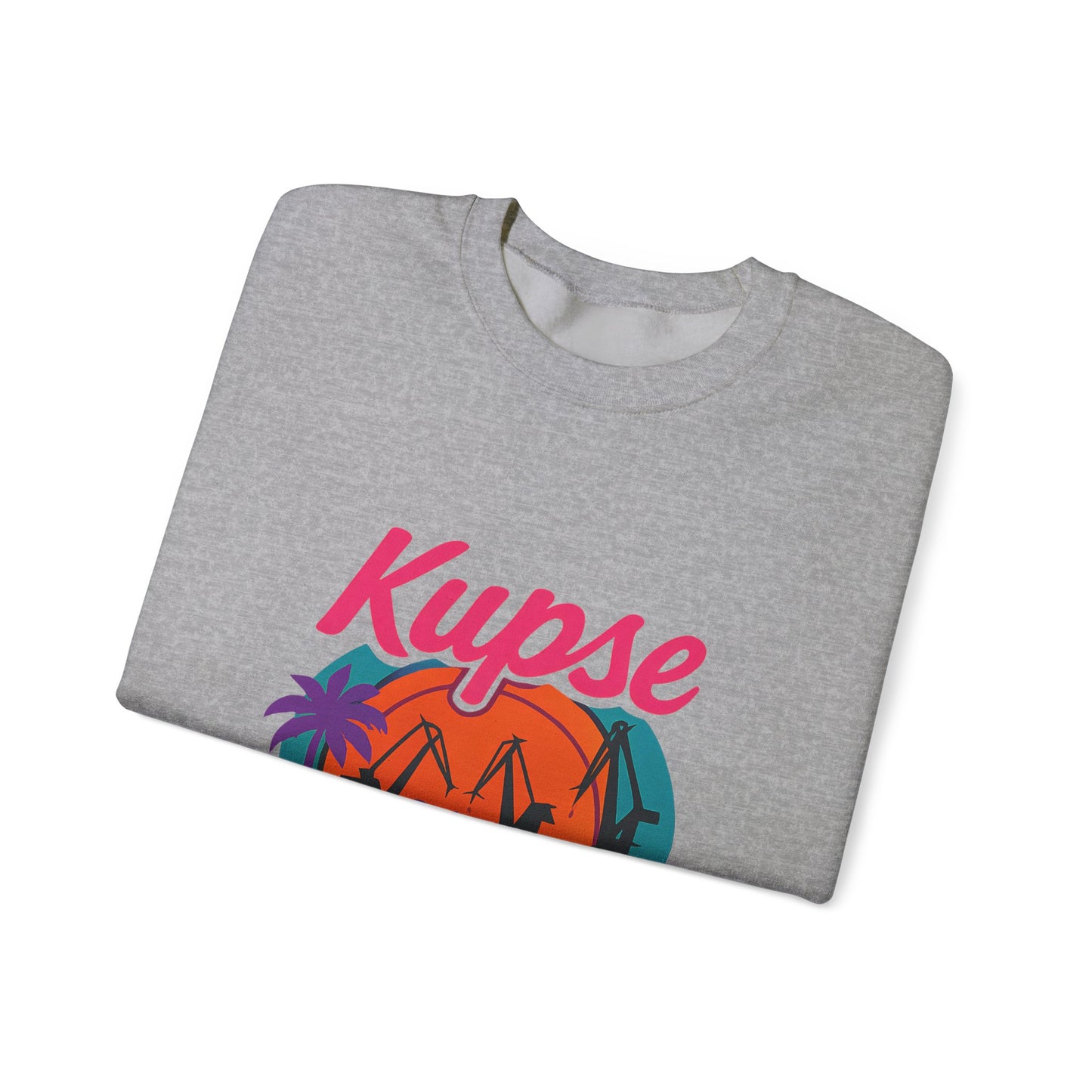 Bluza unisex z grafiką Kup Se Seas The Day – klasyczny crewneck i miejski styl