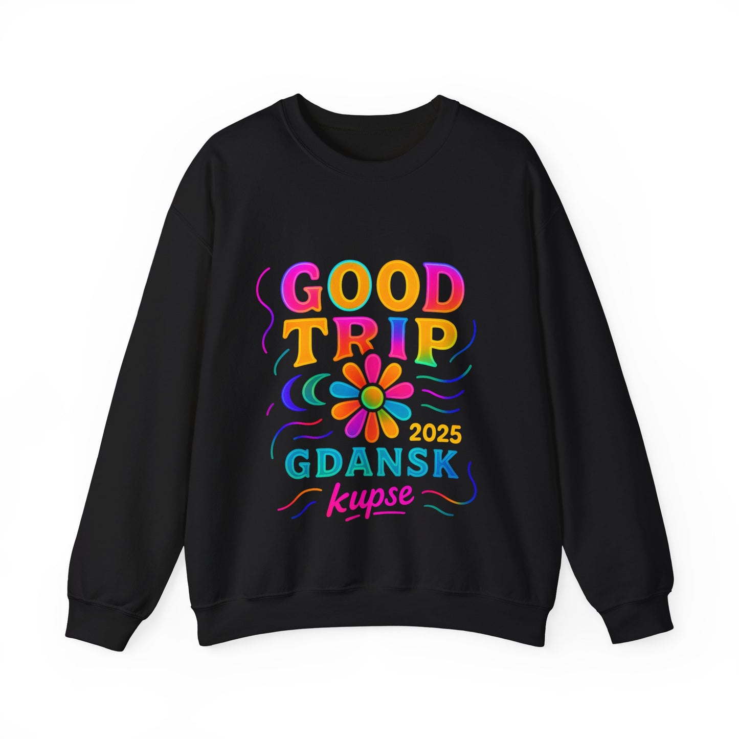 Bluza unisex z grafiką Kup Se Good Trip – klasyczny crewneck i miejski styl