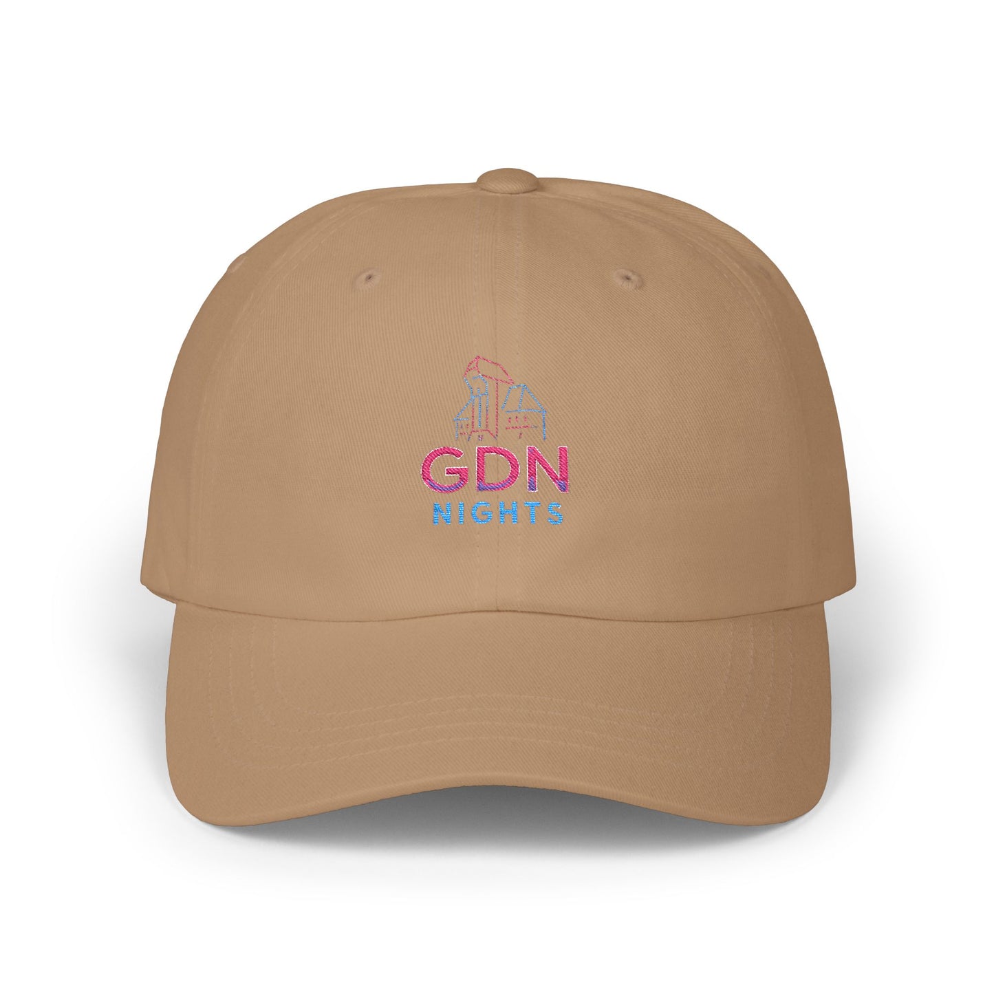 Czapka z daszkiem z grafiką Kup Se GDN Nights – modny Dad Cap z charakterem