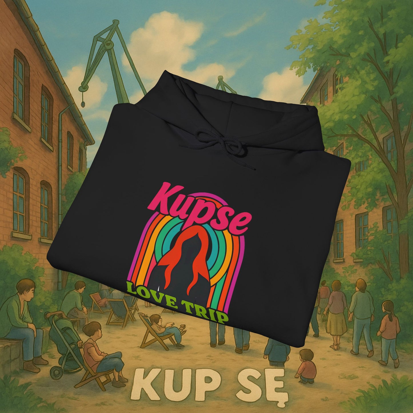 Unisex Heavy Blend Hoodie – Love Trip – Kup Se