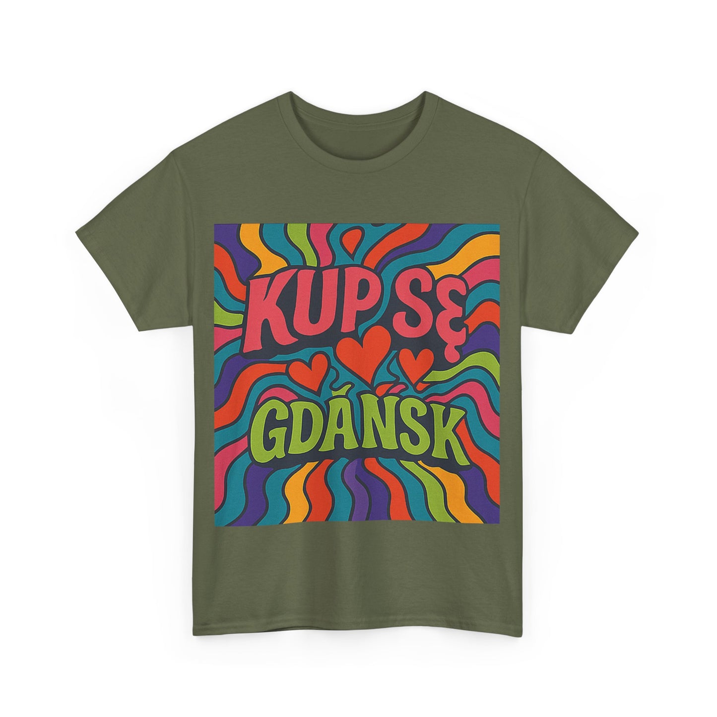 KupSe Gdańsk Hippie t-shirt - Unisex Heavy Cotton Tee