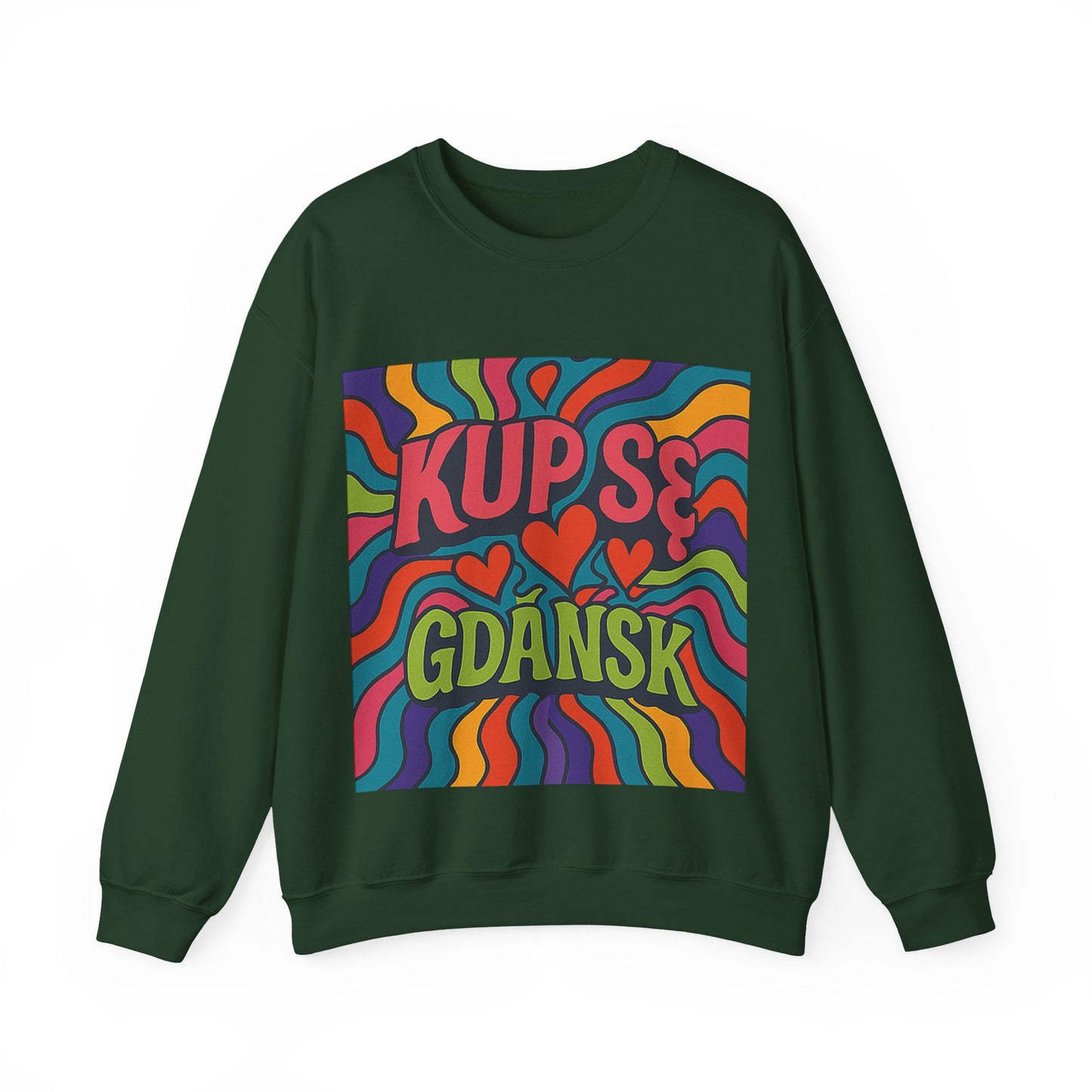 Bluza unisex z grafiką Kup Se Acid – klasyczny crewneck i miejski styl