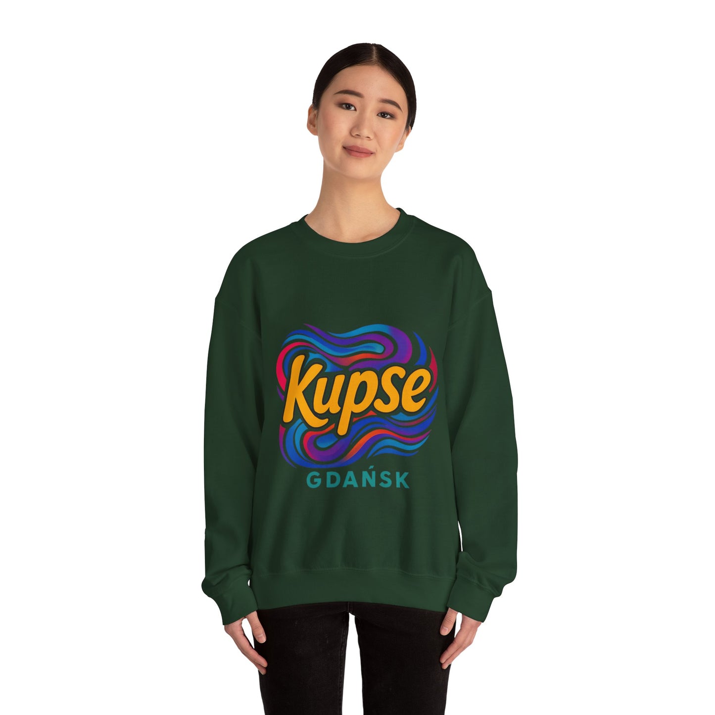 Bluza unisex z grafiką Kup Se Acid2 – klasyczny crewneck i miejski styl