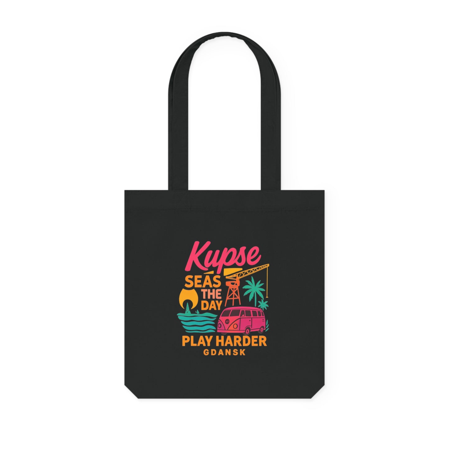 Tkana Torba na Ramię Kup Se Play Harder – Styl i Ekologia w Jednym