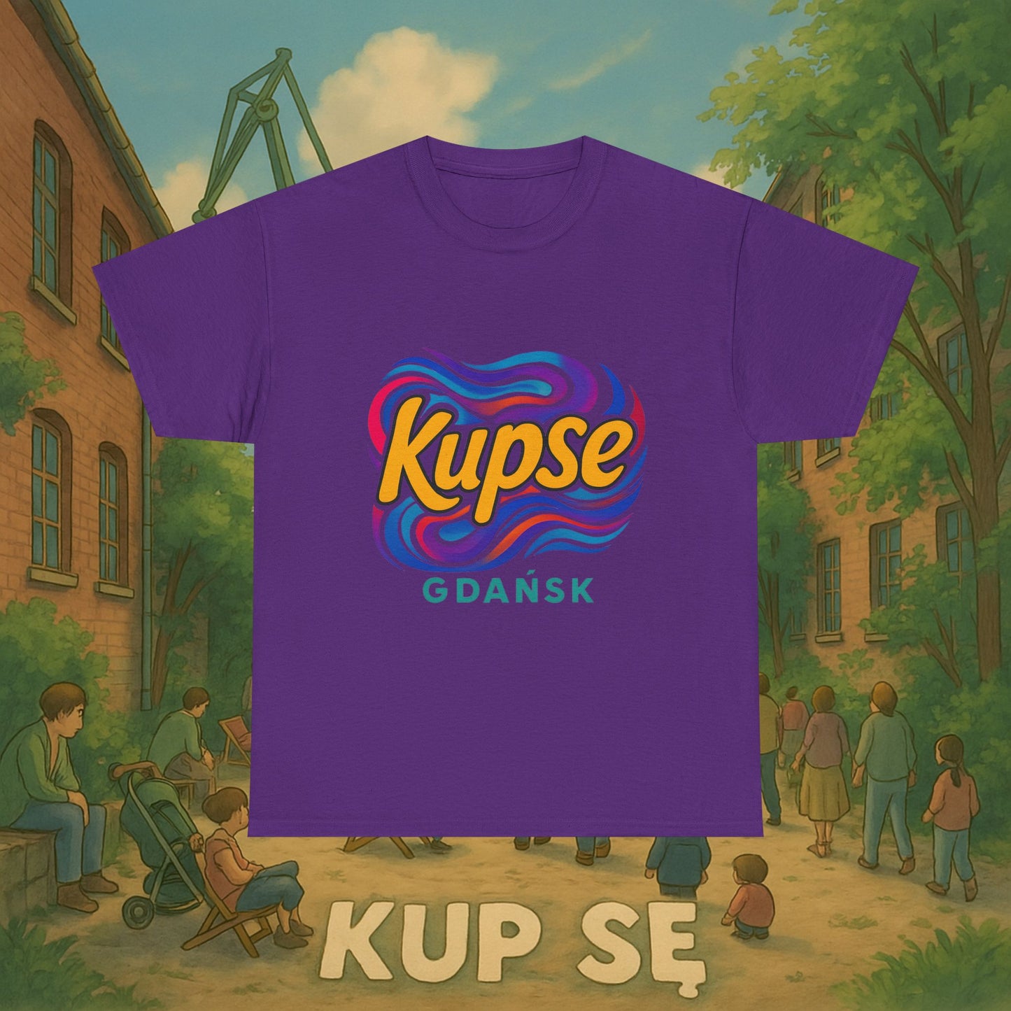 KupSe Kupse Acid Style t-shirt - Unisex Heavy Cotton Tee