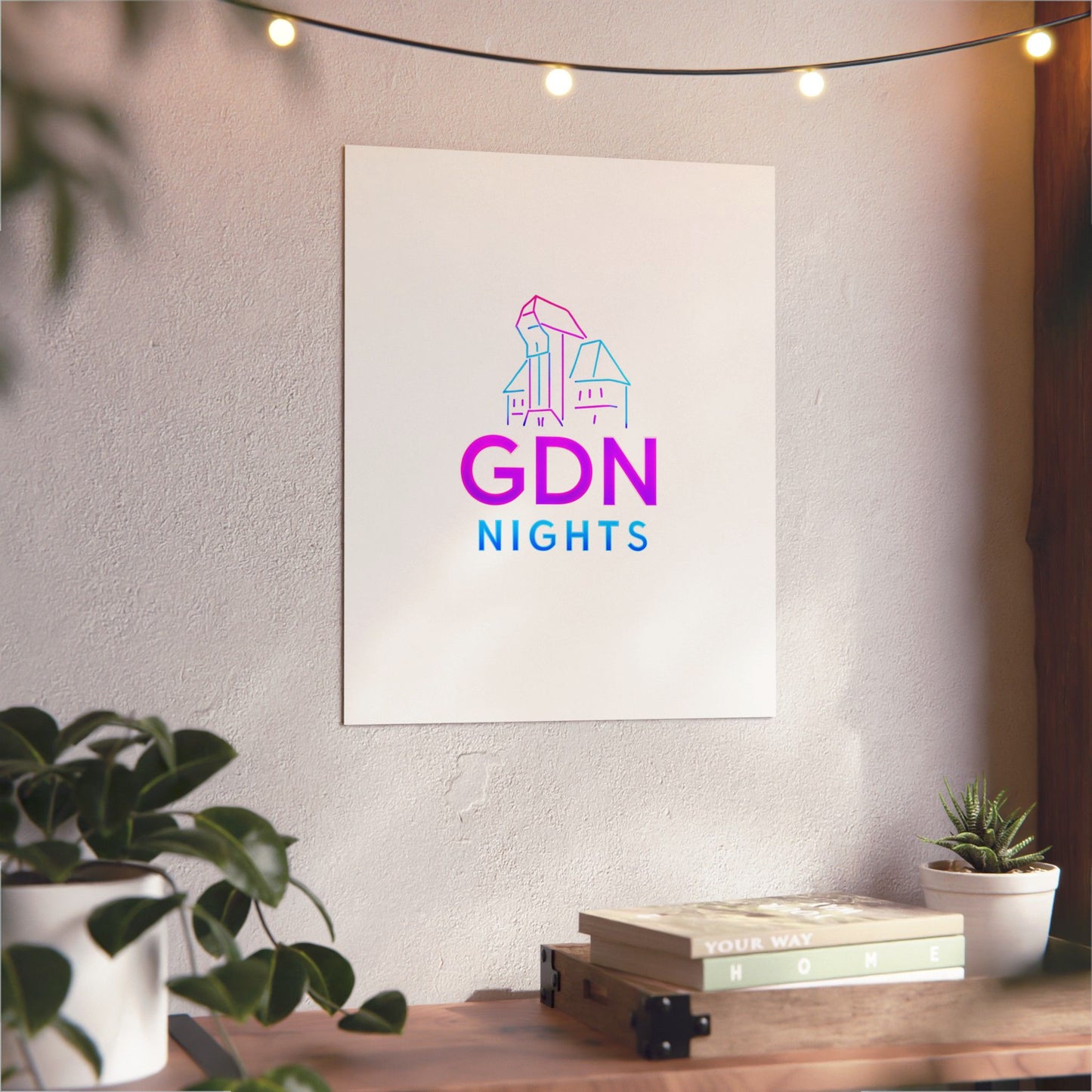 Obraz na panelu aluminiowym GDN Nights – trwały wydruk w stylu Kup Se