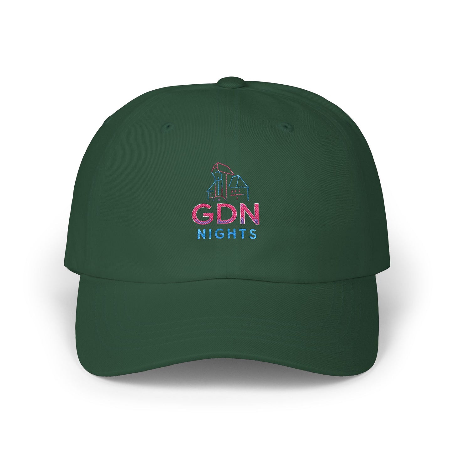 Czapka z daszkiem z grafiką Kup Se GDN Nights – modny Dad Cap z charakterem
