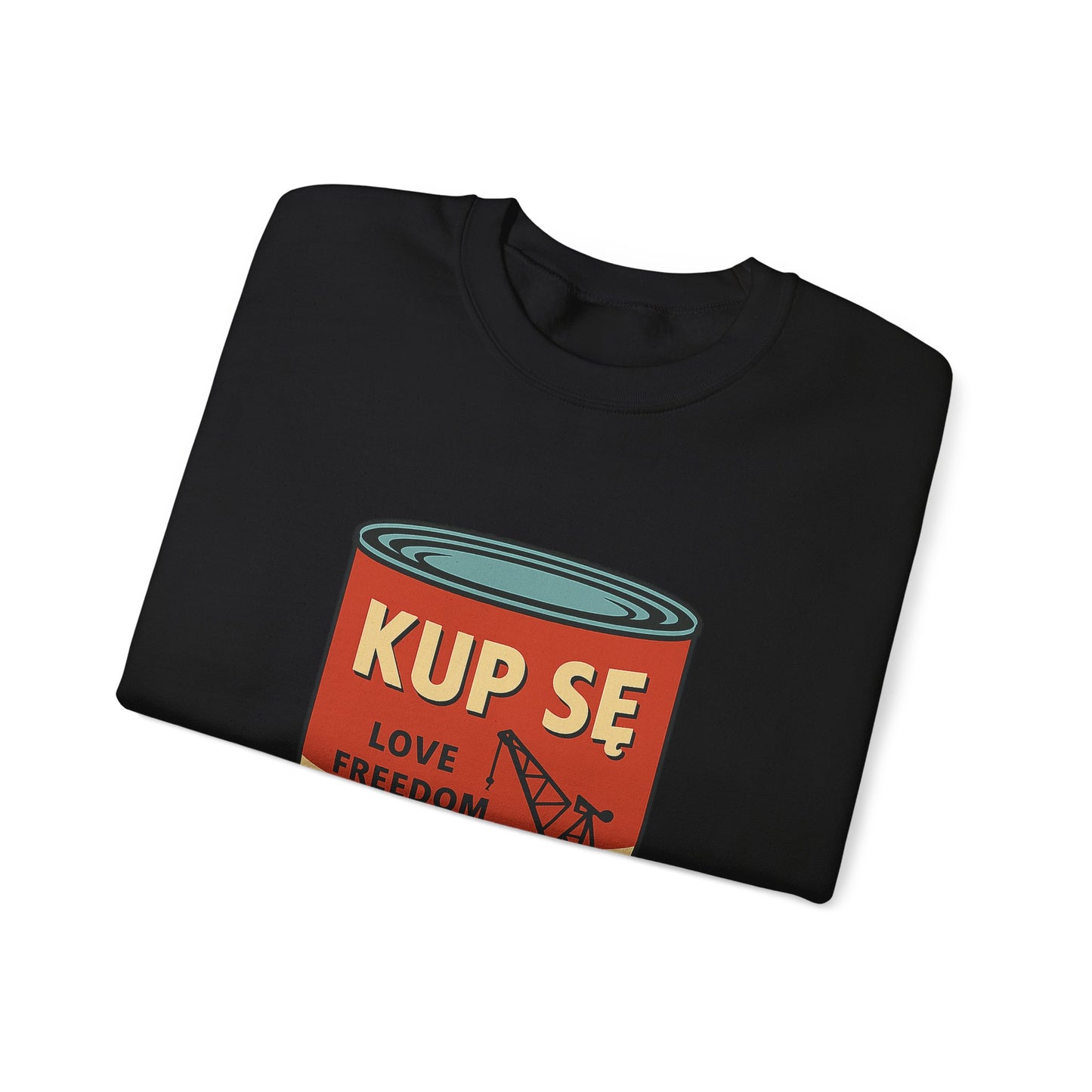 Bluza unisex z grafiką Kup Se Campbell– klasyczny crewneck i miejski styl