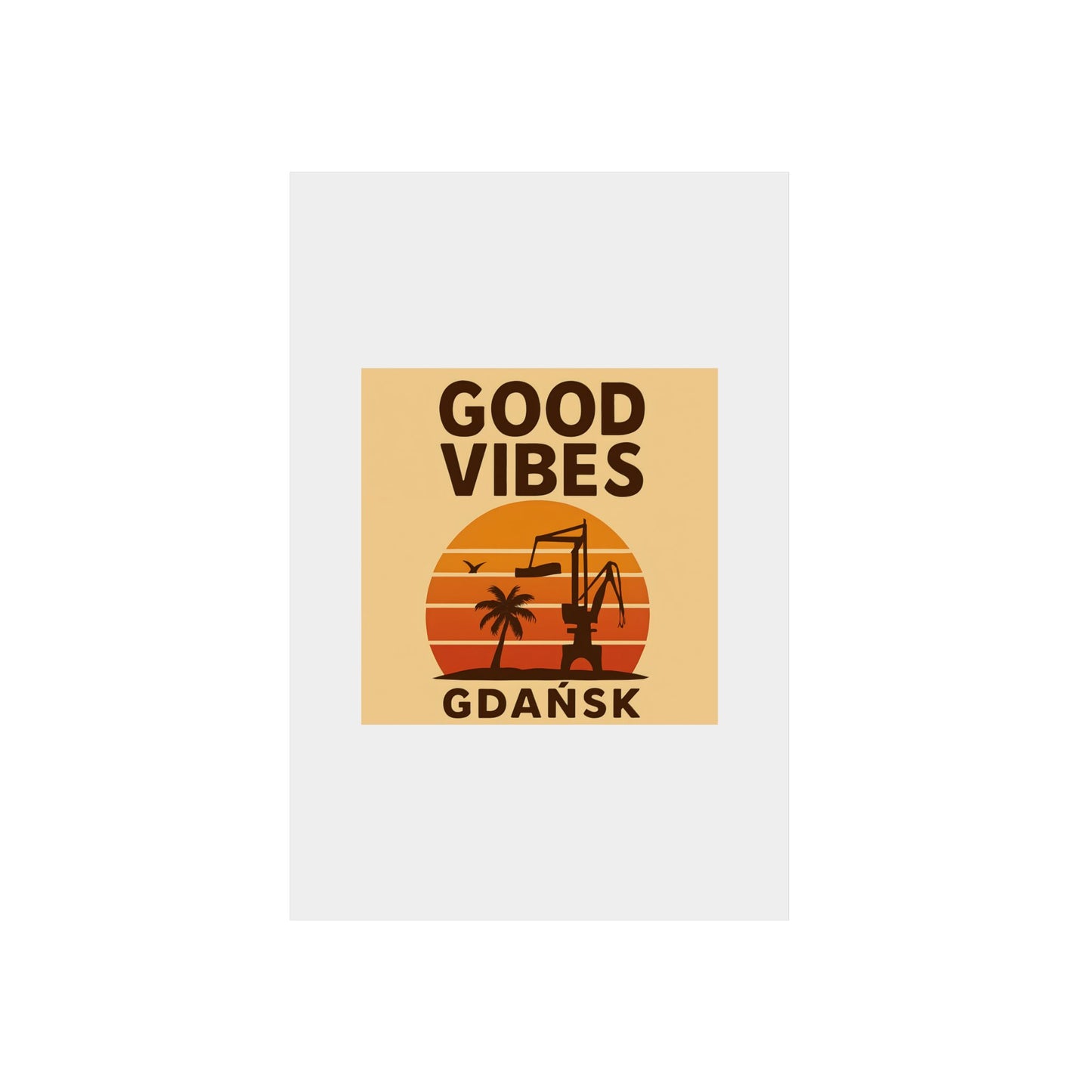 Obraz na panelu aluminiowym Good Vibes Desert – trwały wydruk w stylu Kup Se