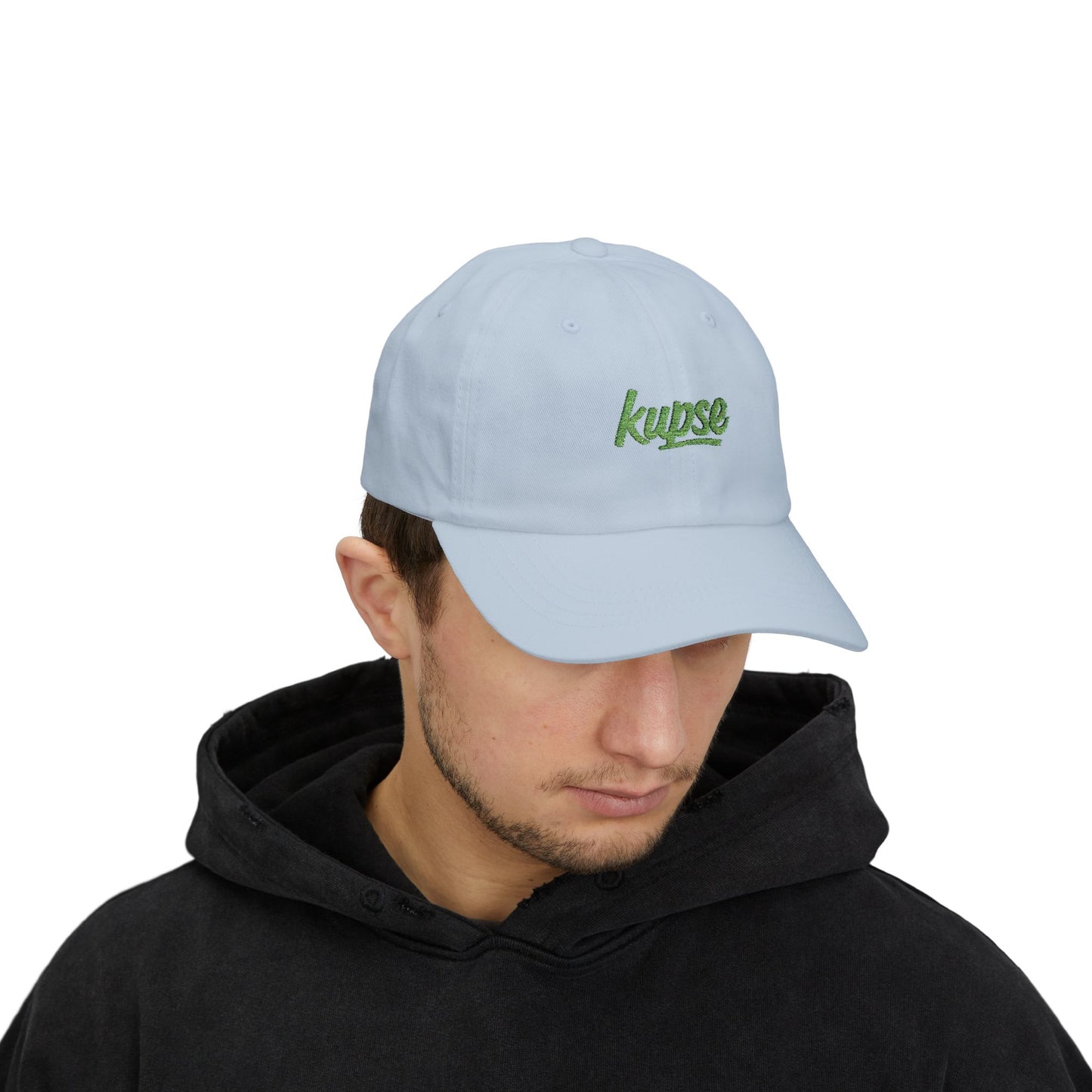 Czapka z daszkiem z grafiką Kup Se Logo Green – modny Dad Cap z charakterem