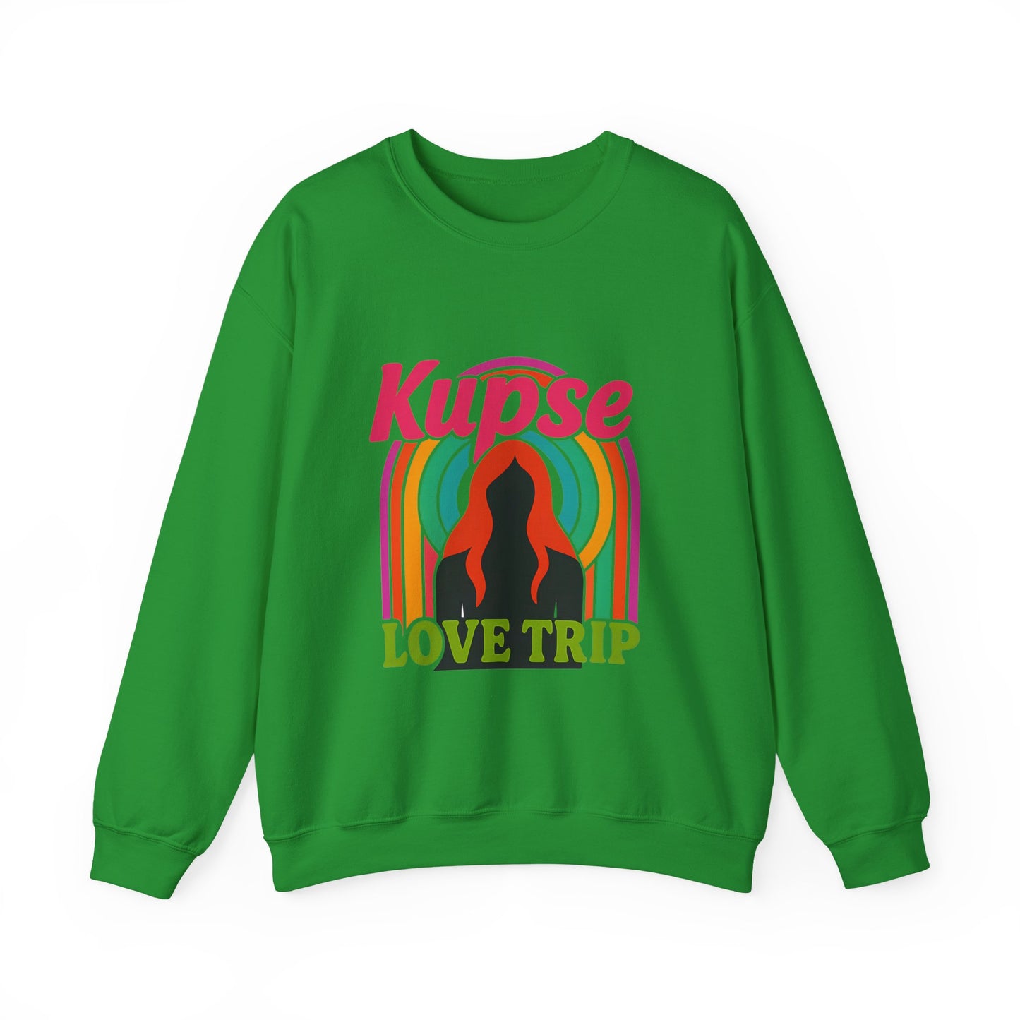 Bluza unisex z grafiką Kup Se Love Trip – klasyczny crewneck i miejski styl