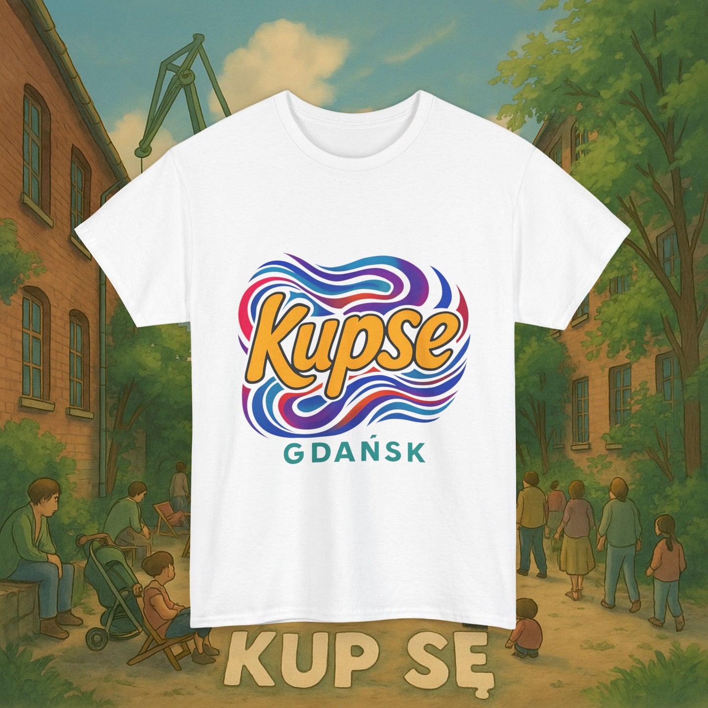 KupSe Kupse Acid Style t-shirt - Unisex Heavy Cotton Tee