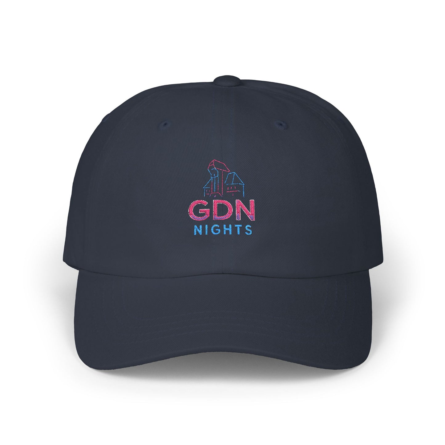 Czapka z daszkiem z grafiką Kup Se GDN Nights – modny Dad Cap z charakterem