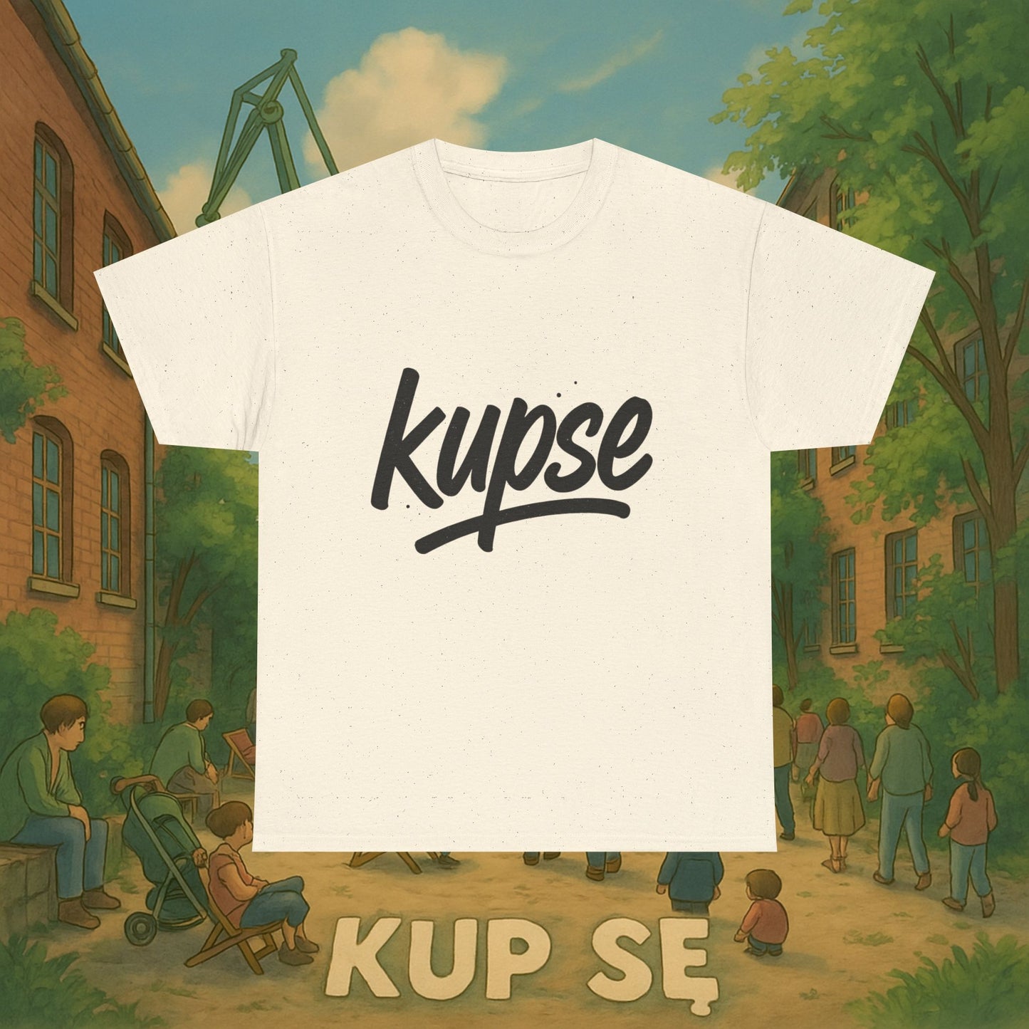 KupSe Logo t-shirt - Unisex Heavy Cotton Tee