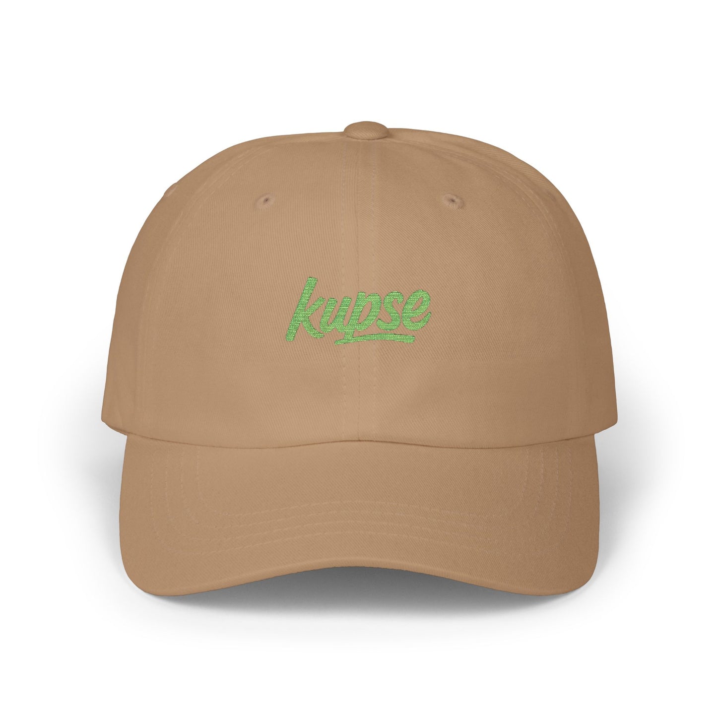 Czapka z daszkiem z grafiką Kup Se Logo Green – modny Dad Cap z charakterem