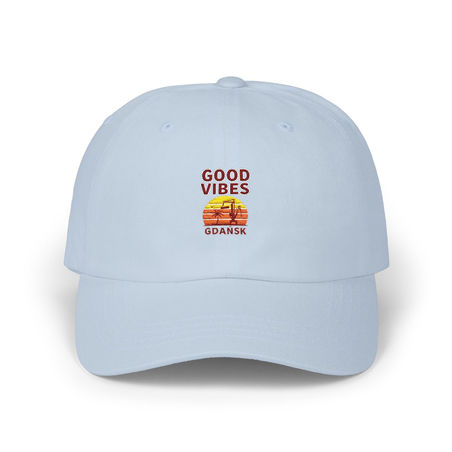 Czapka z daszkiem z grafiką Kup Se Good Vibes – modny Dad Cap z charakterem