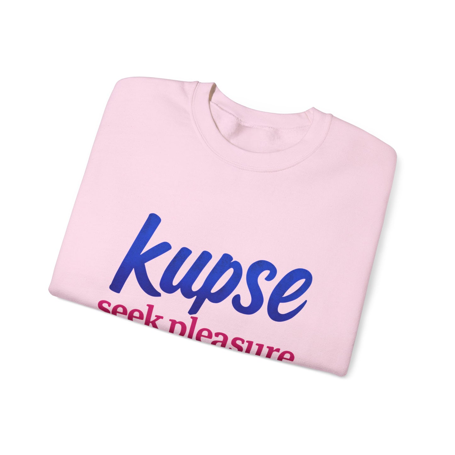 Bluza unisex z grafiką Kup Se Seek Pleasure – klasyczny crewneck i miejski styl