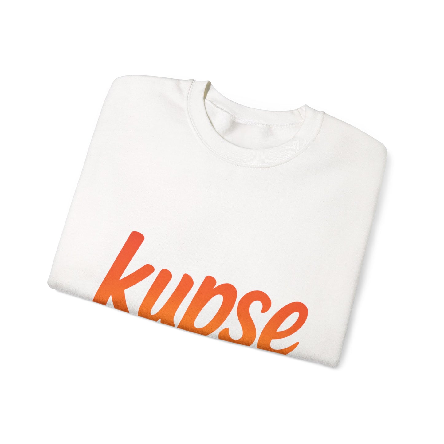 Bluza unisex z grafiką Kup Se Logo Orange – klasyczny crewneck i miejski styl