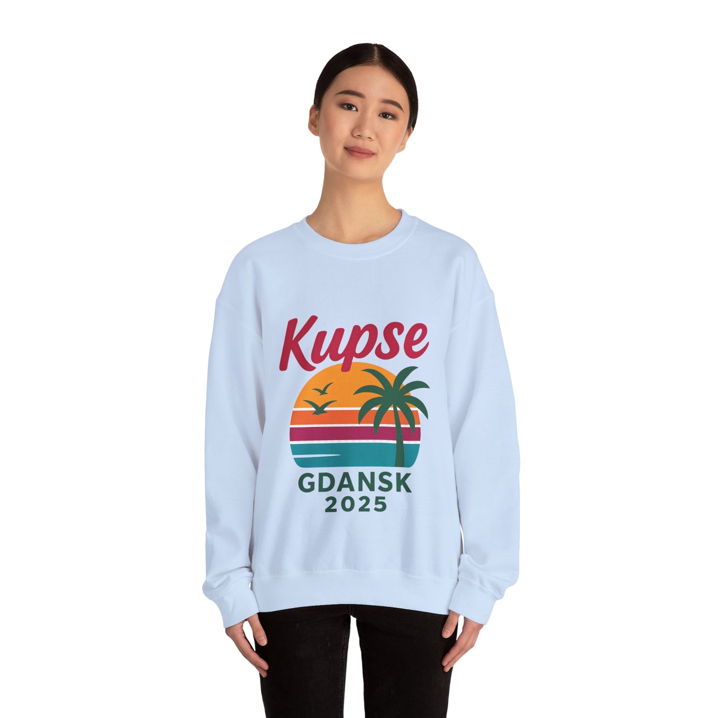 Bluza unisex z grafiką Kup Se 90s – klasyczny crewneck i miejski styl