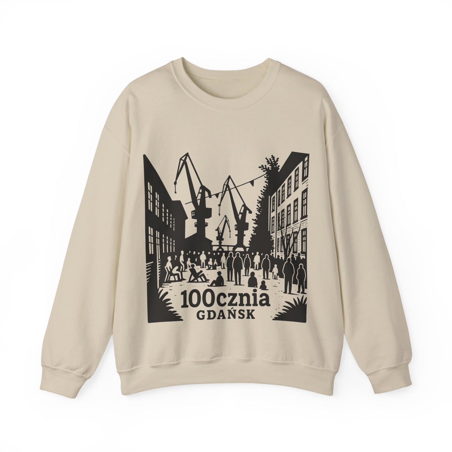 Bluza unisex z grafiką Kup Se 100cznia – klasyczny crewneck i miejski styl