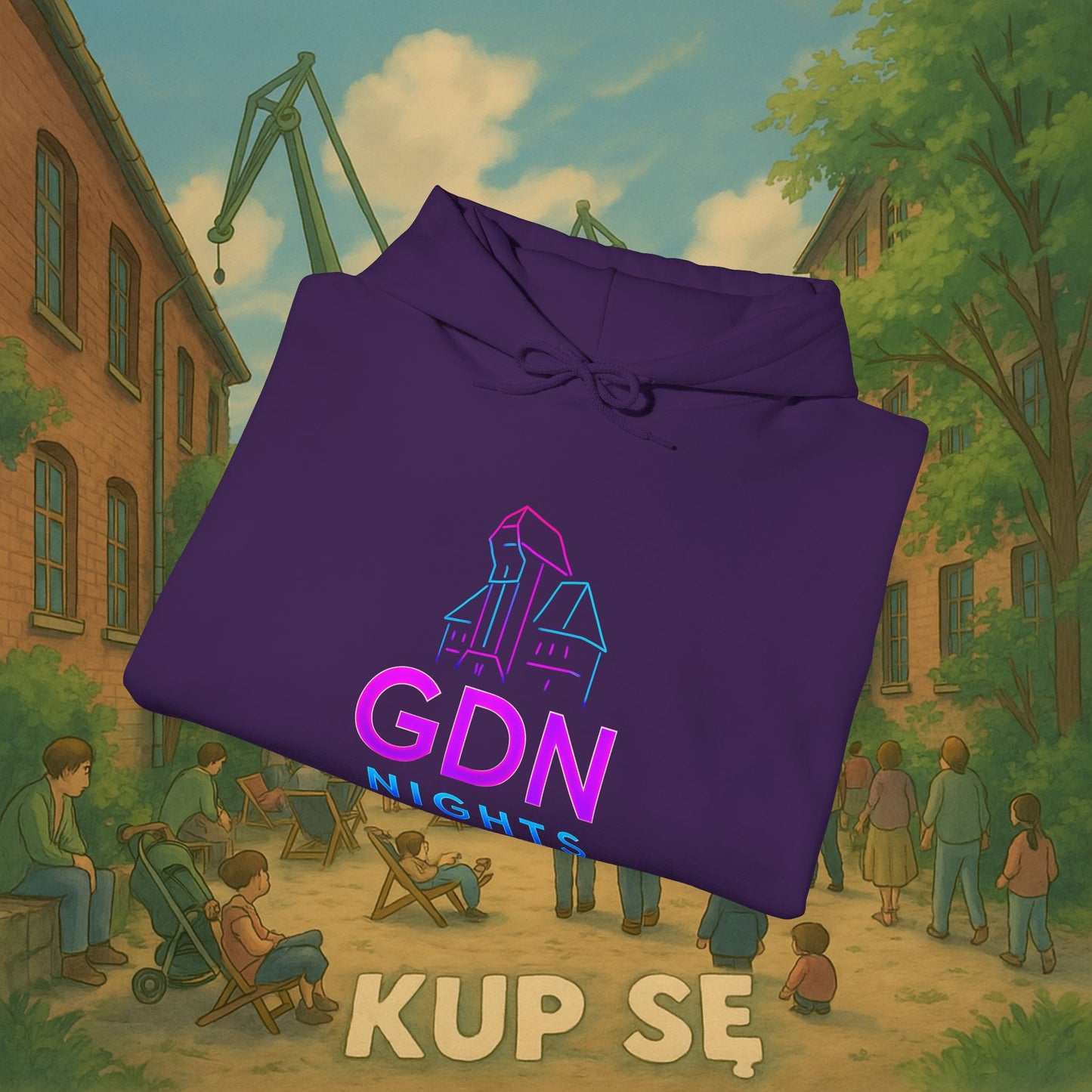 Unisex Heavy Blend Hoodie – GDN Nigths – Kup Se