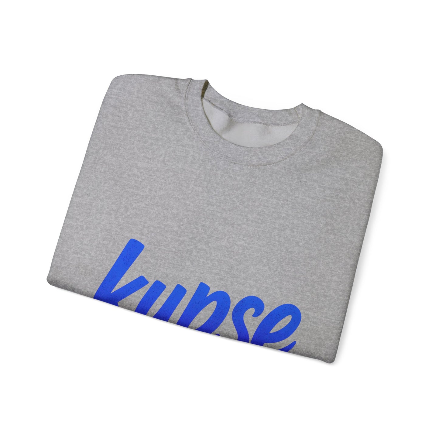 Bluza unisex z grafiką Kup Se Logo Blue – klasyczny crewneck i miejski styl