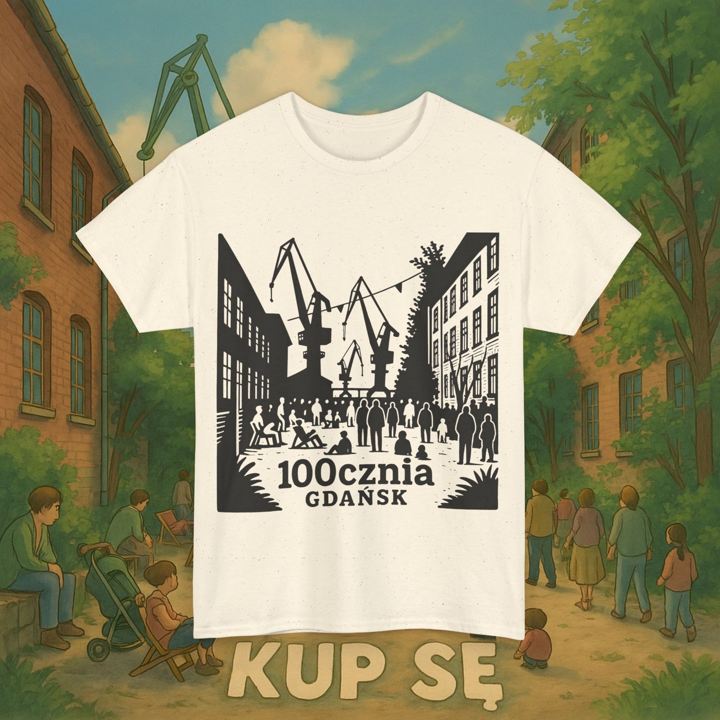 KupSe 100cznia t-shirt - Unisex Heavy Cotton Tee