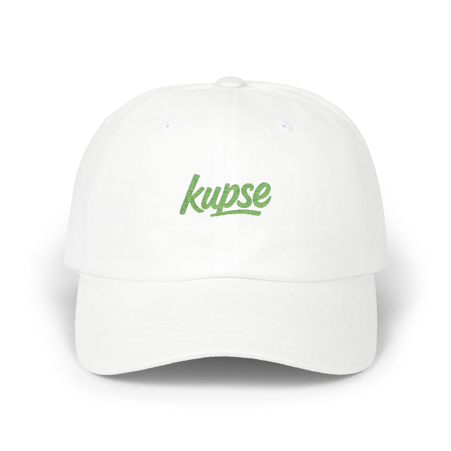 Czapka z daszkiem z grafiką Kup Se Logo Green – modny Dad Cap z charakterem