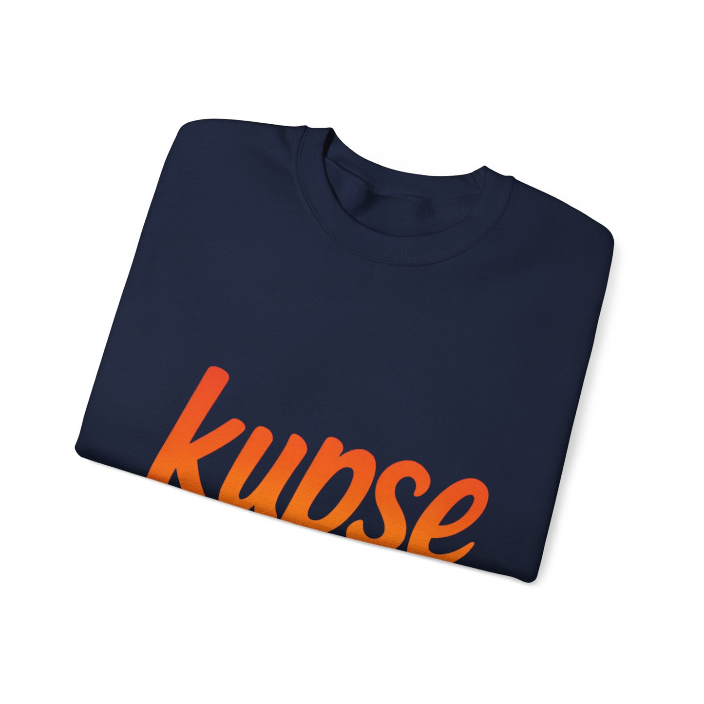 Bluza unisex z grafiką Kup Se Logo Orange – klasyczny crewneck i miejski styl