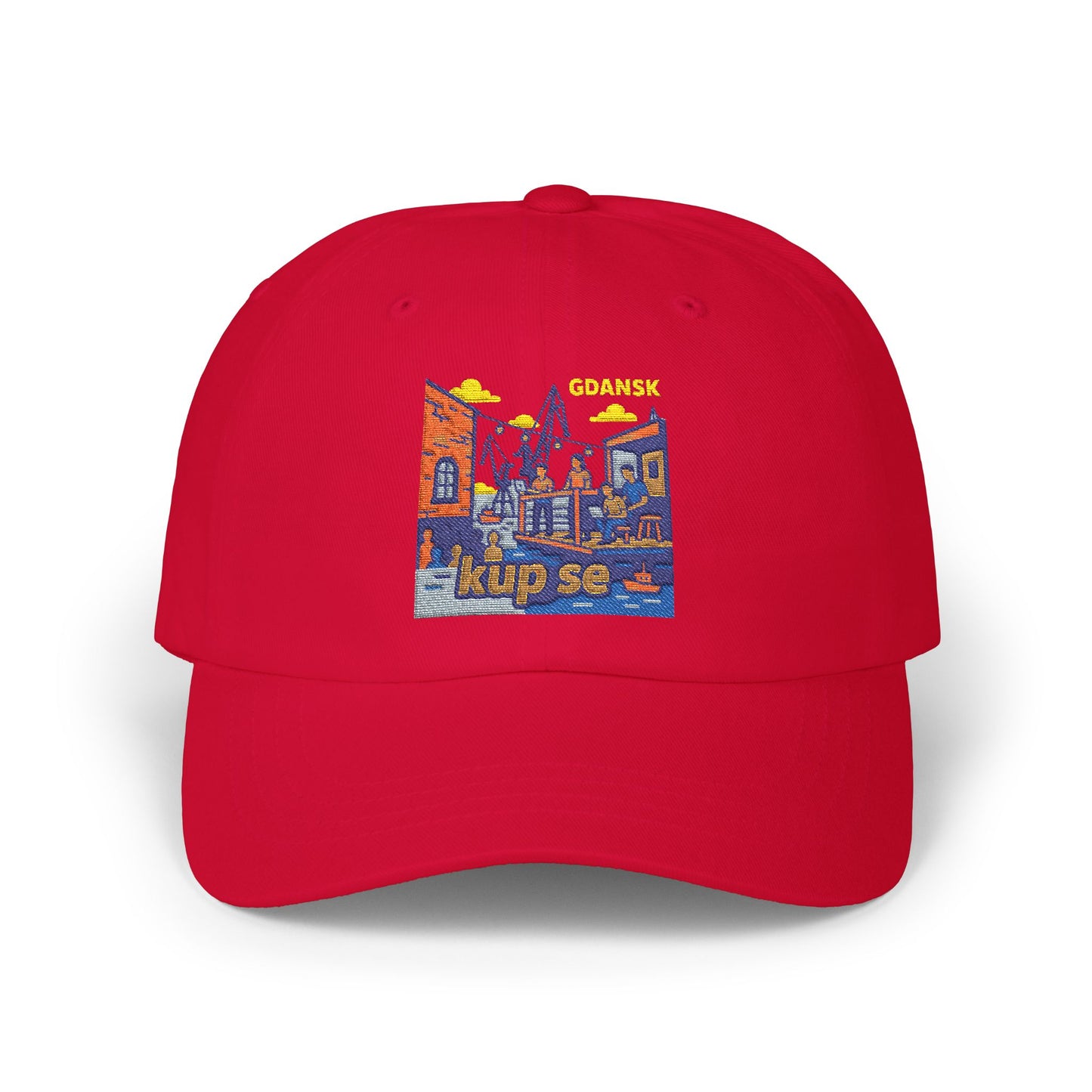 Czapka z daszkiem z grafiką Kup Se Vibe – modny Dad Cap z charakterem