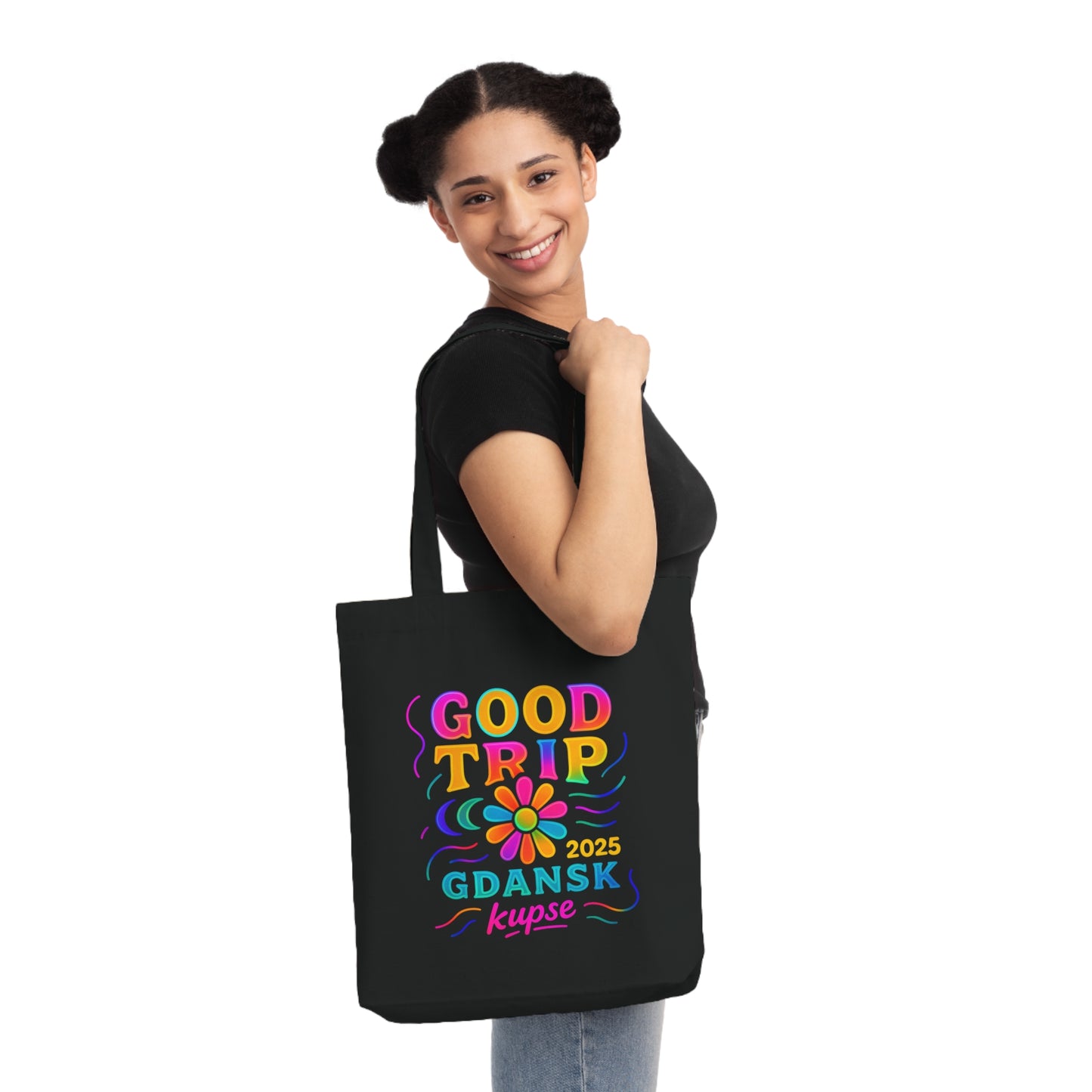 Tkana Torba na Ramię Kup Se Good Trip – Styl i Ekologia w Jednym