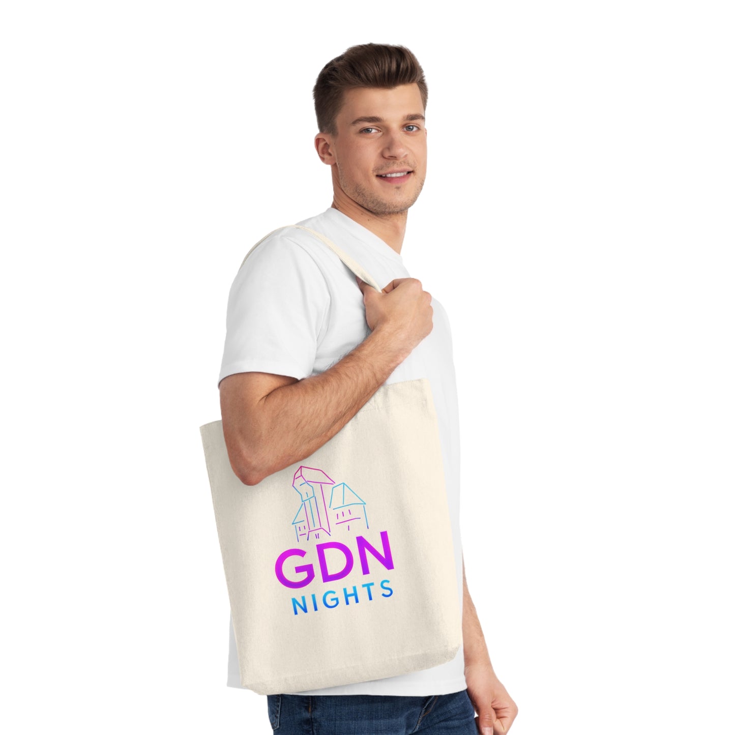 Tkana Torba na Ramię Kup Se GDN Nights – Styl i Ekologia w Jednym