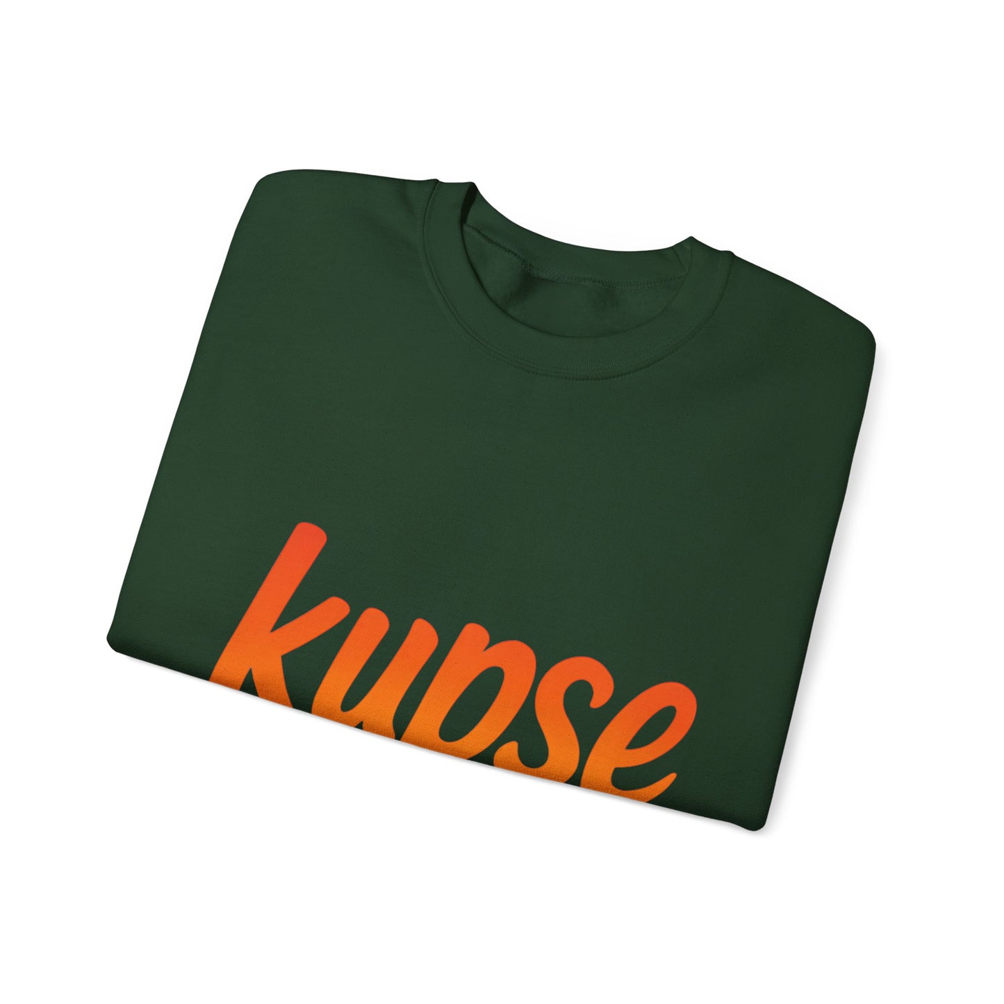 Bluza unisex z grafiką Kup Se Logo Orange – klasyczny crewneck i miejski styl