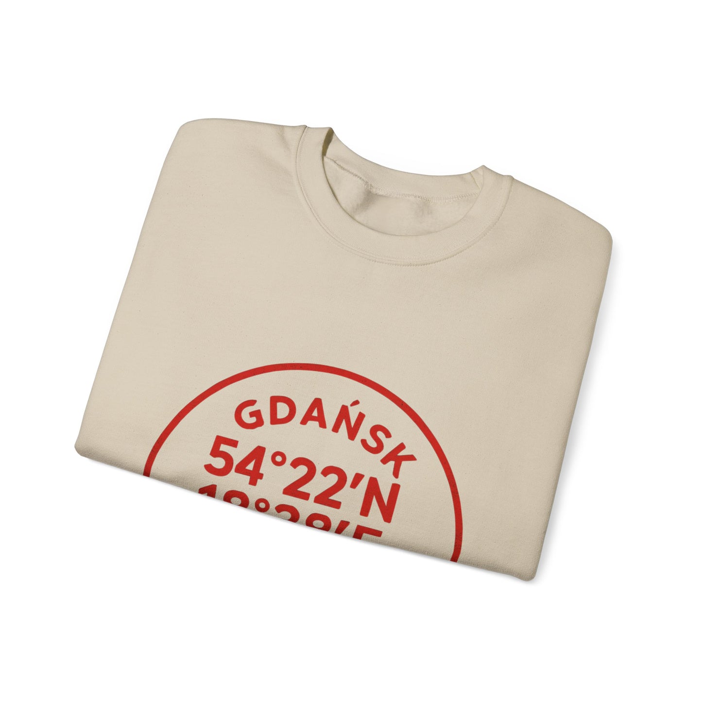 Bluza unisex z grafiką Kup Se Koordynaty – klasyczny crewneck i miejski styl