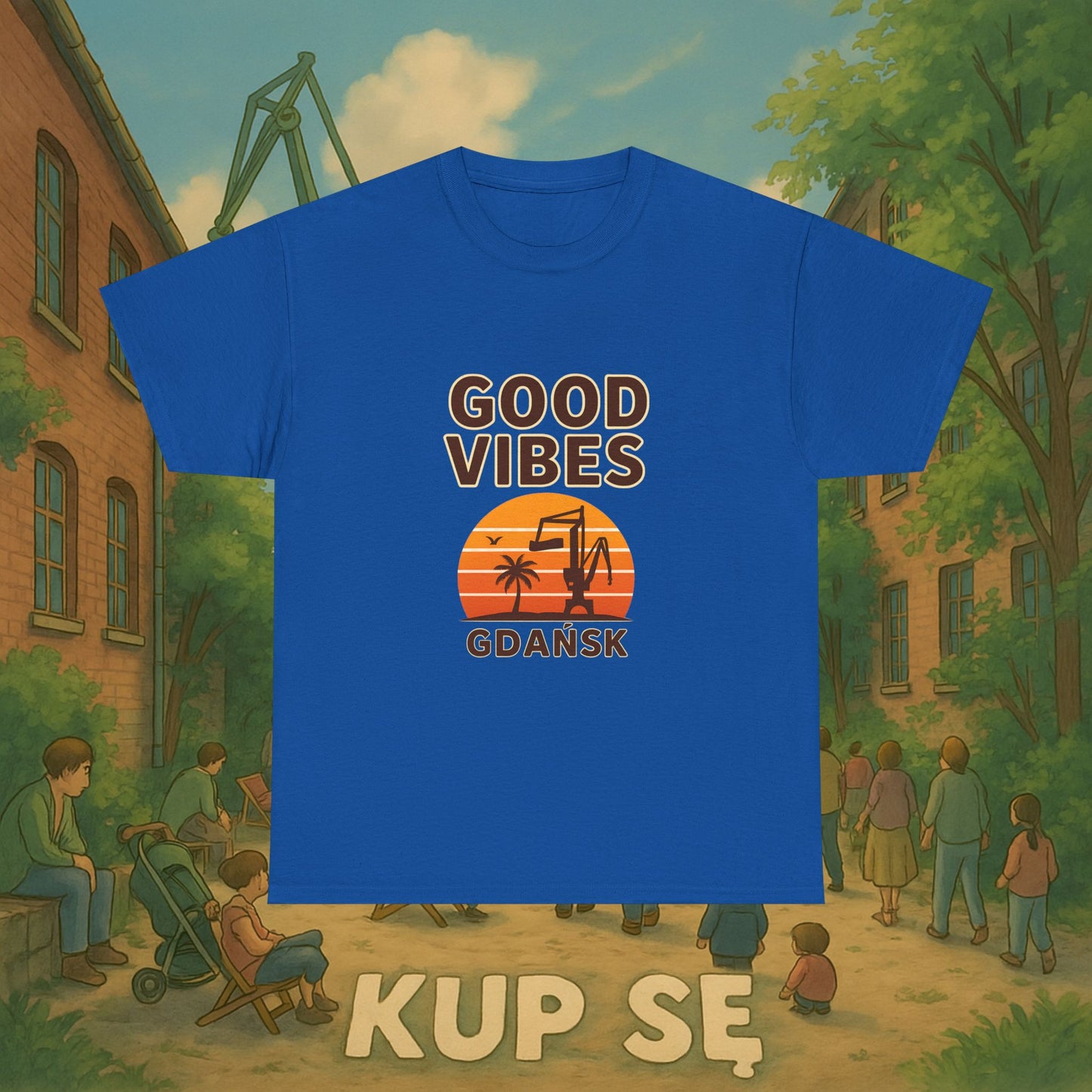 KupSe Good Vibes Style t-shirt - Unisex Heavy Cotton Tee