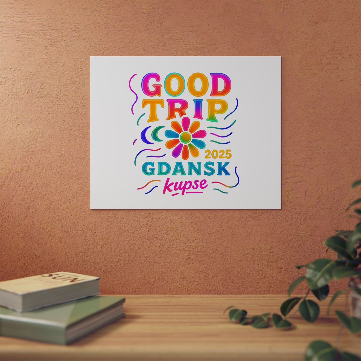 Obraz na panelu aluminiowym Good Trip – trwały wydruk w stylu Kup Se