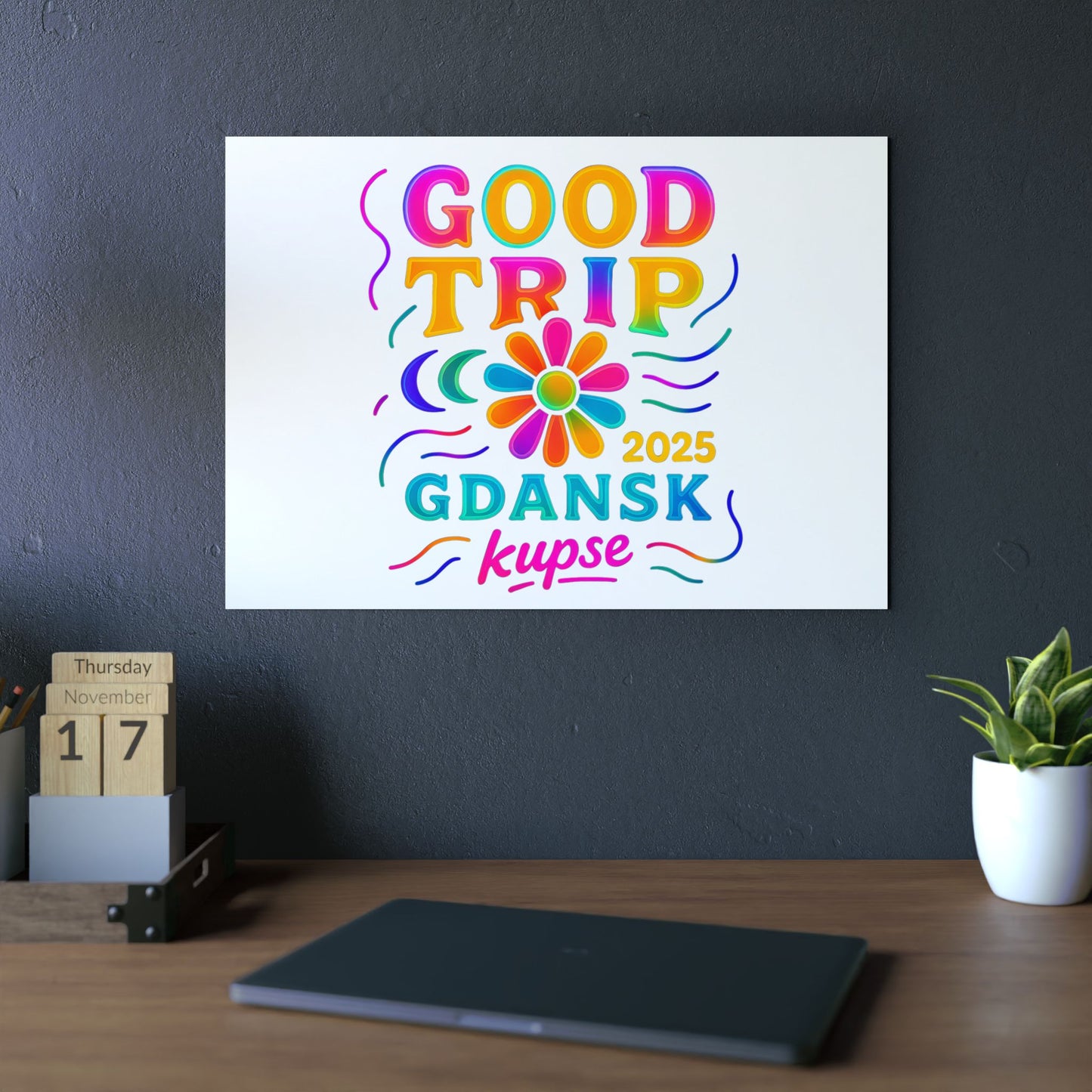 Obraz na panelu aluminiowym Good Trip – trwały wydruk w stylu Kup Se