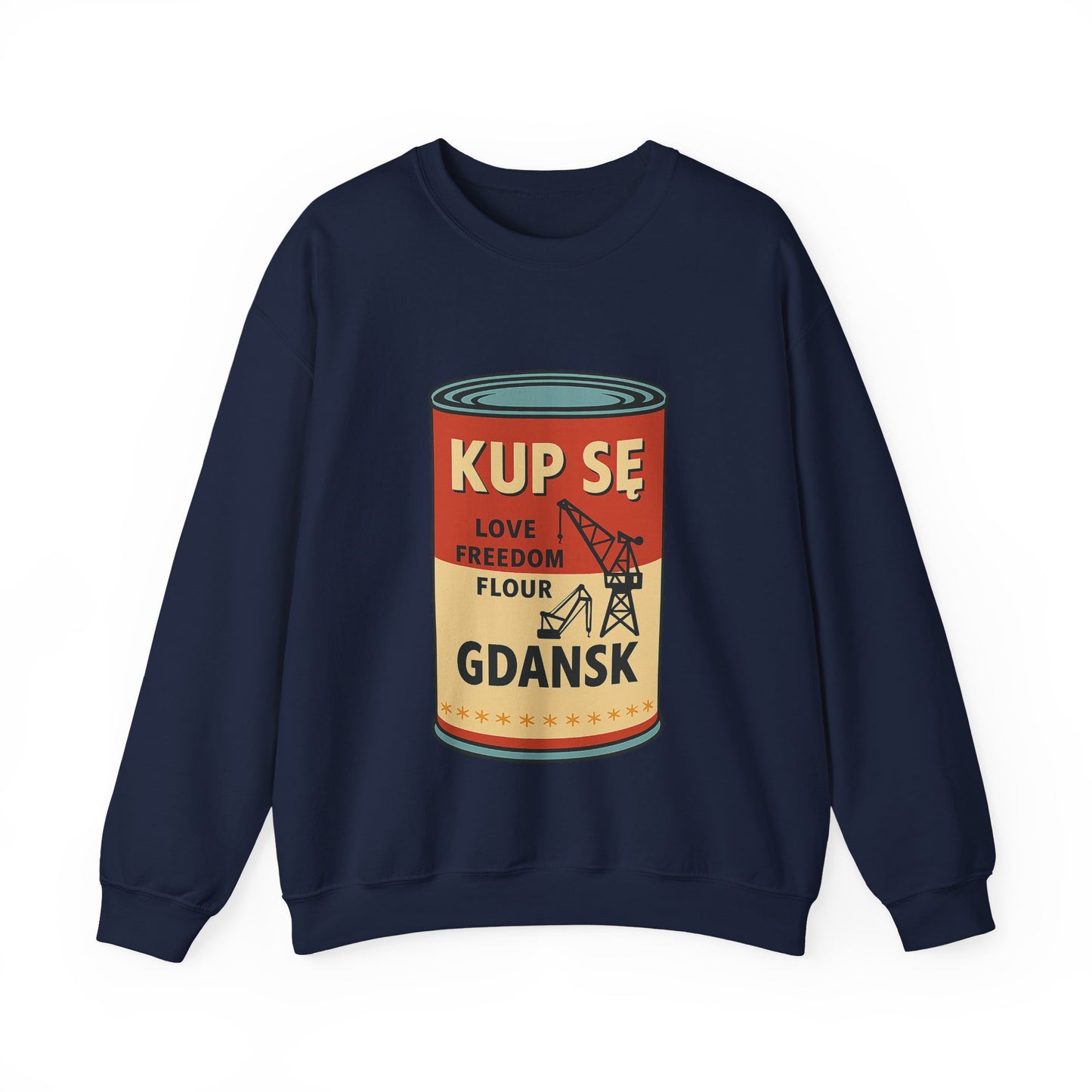 Bluza unisex z grafiką Kup Se Campbell– klasyczny crewneck i miejski styl