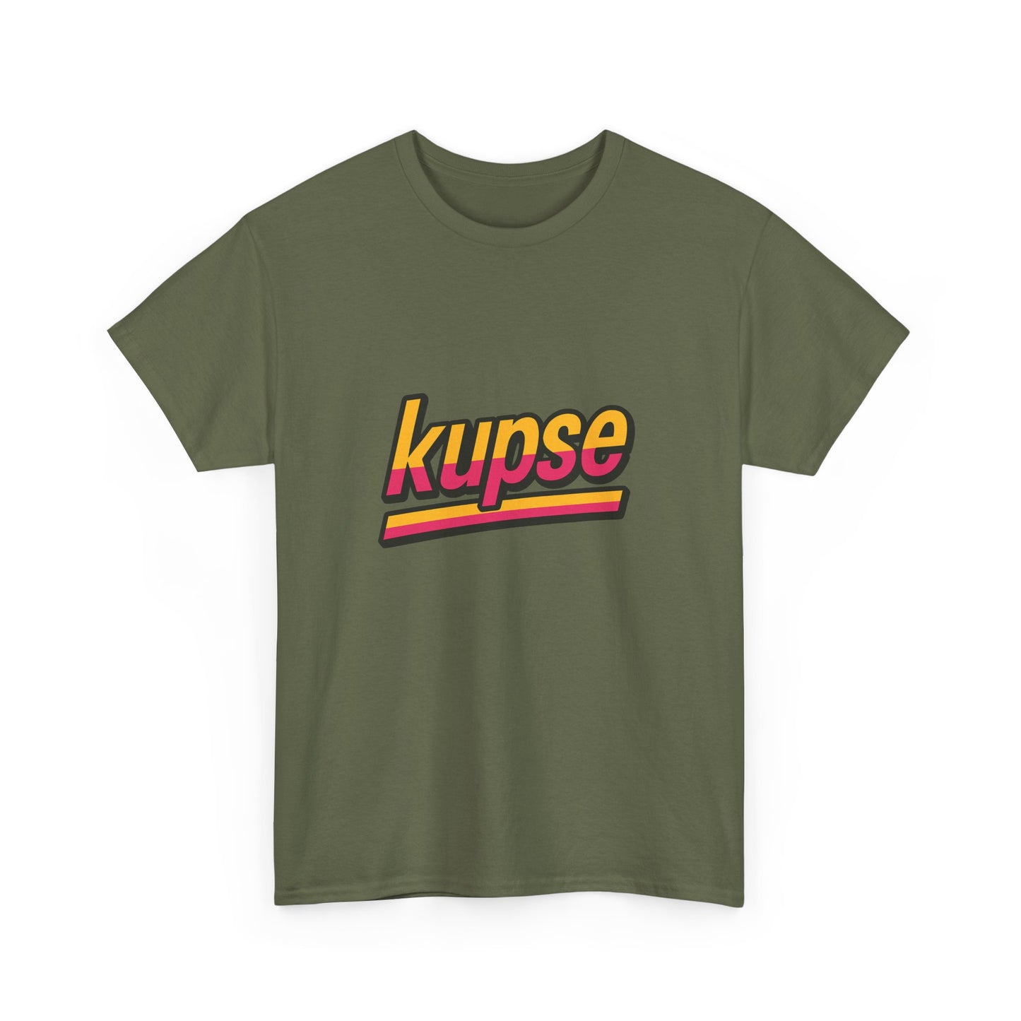 KupSe Logo Retro Sport Style t-shirt - Unisex Heavy Cotton Tee