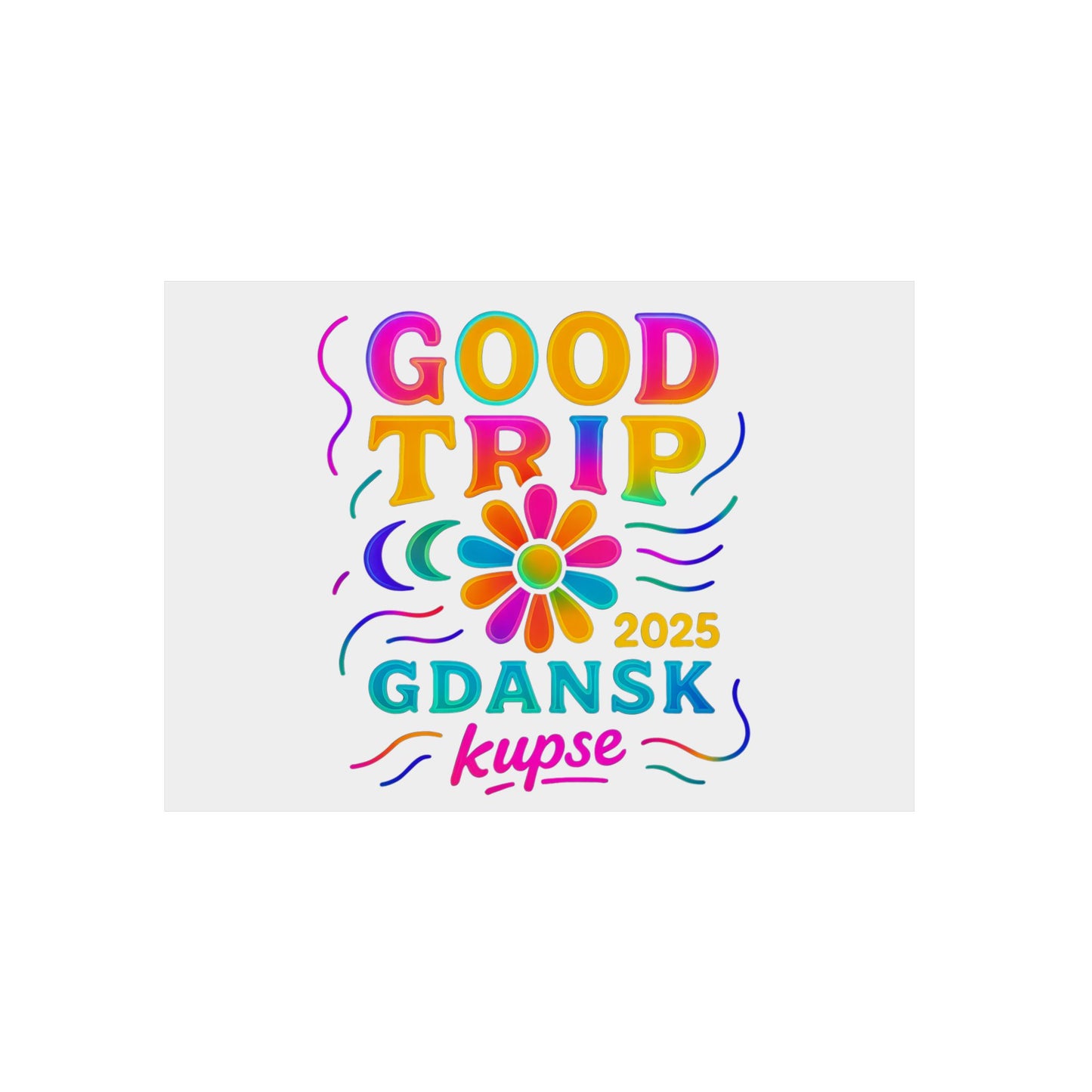 Obraz na panelu aluminiowym Good Trip – trwały wydruk w stylu Kup Se