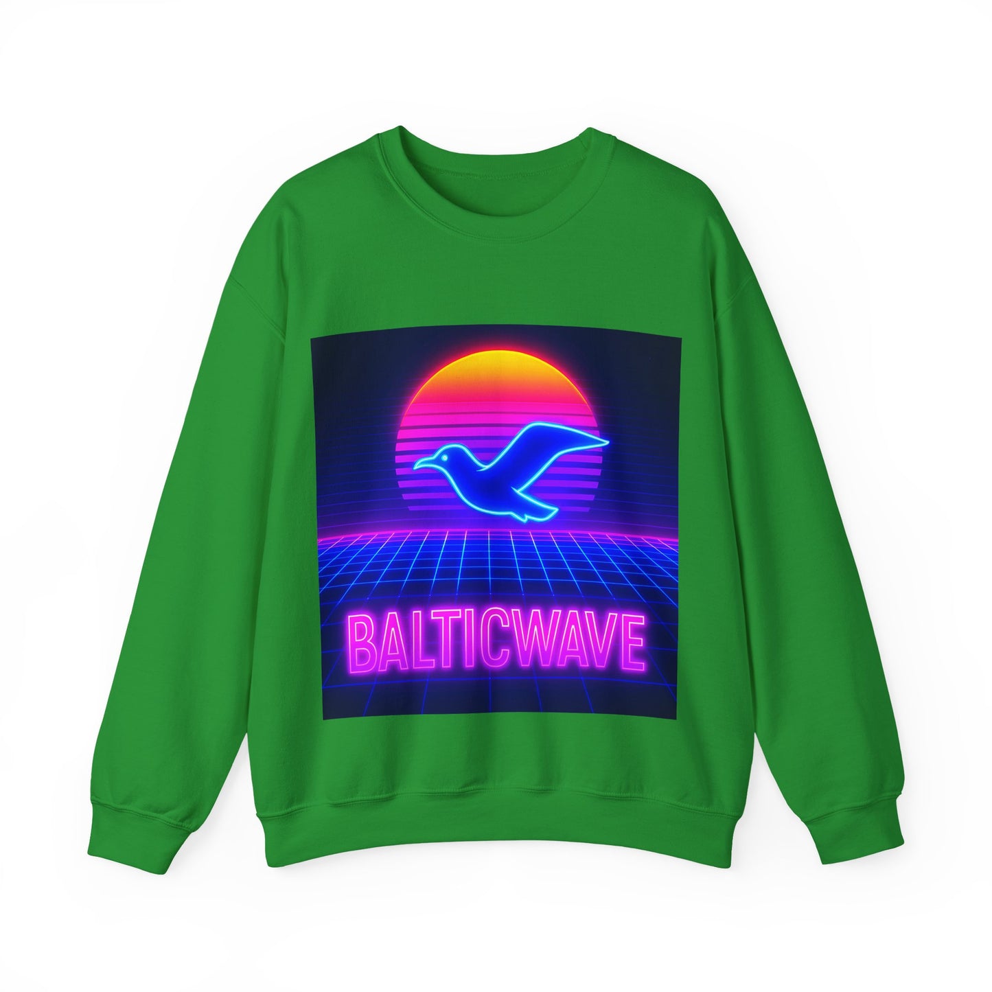 Bluza unisex z grafiką Kup Se Baltic Wave – klasyczny crewneck i miejski styl