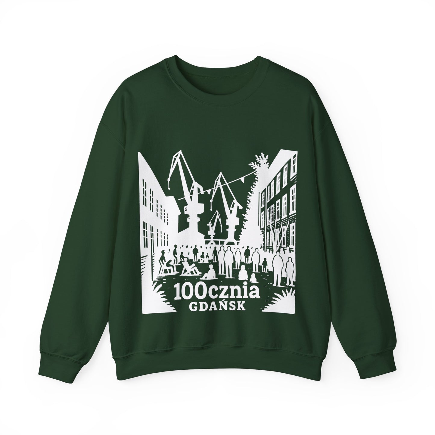 Bluza unisex z grafiką Kup Se 100cznia – klasyczny crewneck i miejski styl
