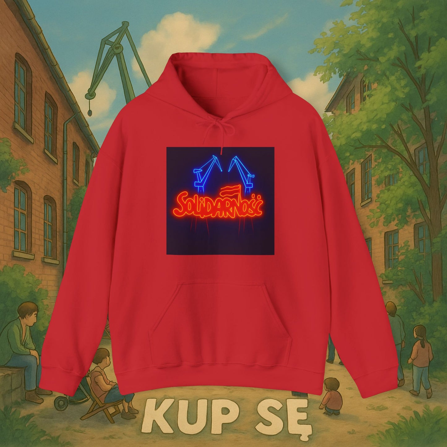 Unisex Heavy Blend Hoodie – Solidarnosc – Kup Se