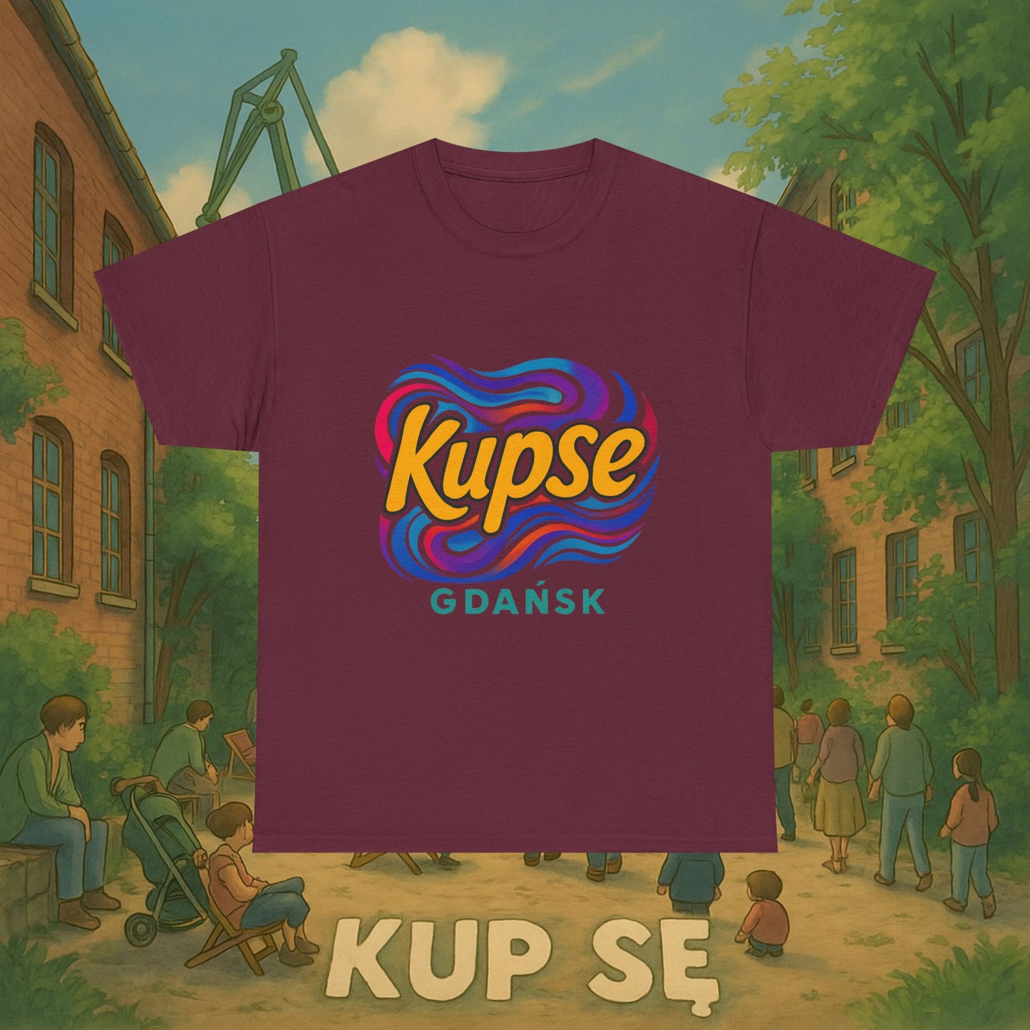KupSe Kupse Acid Style t-shirt - Unisex Heavy Cotton Tee