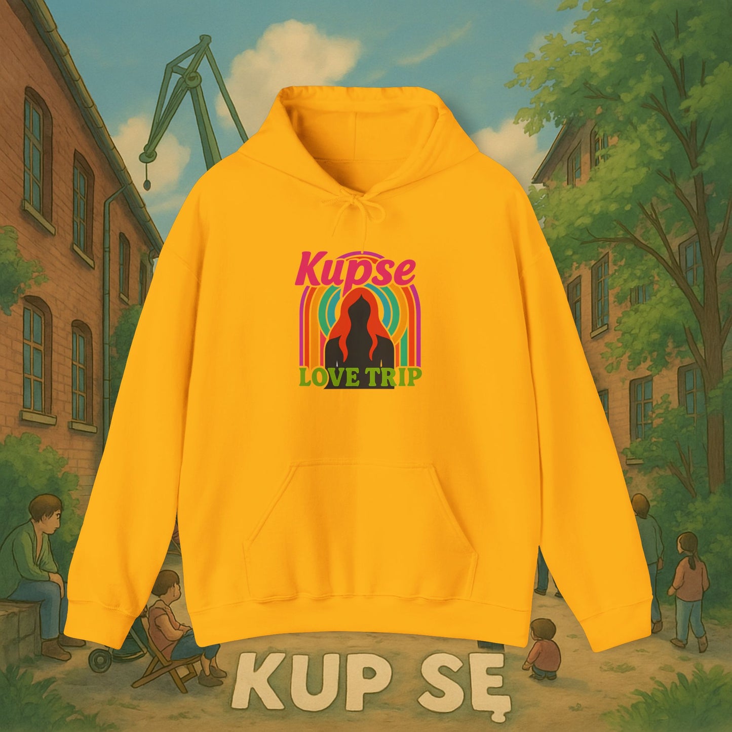 Unisex Heavy Blend Hoodie – Love Trip – Kup Se